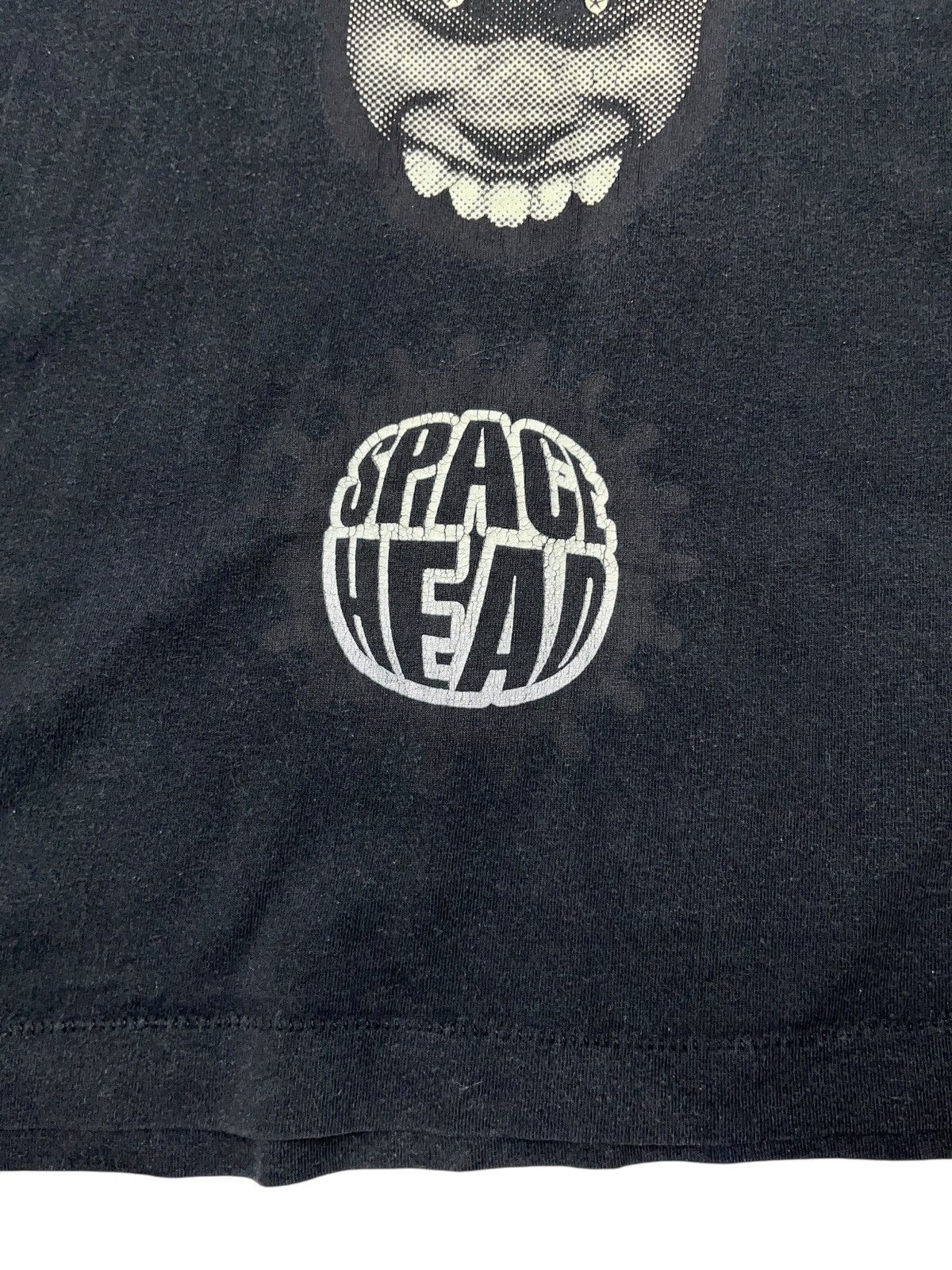 Thunderdome Vintage 90s SpaceHead Aphex Twin Style T-Shirt Techno Rave Size US XL / EU 56 / 4 - 9 Thumbnail