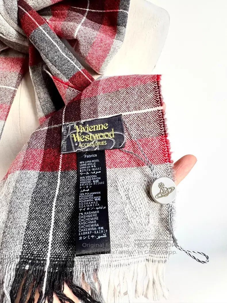 Vivienne Westwood Vivienne Westwood Vintage Red and Gray Full Print Saturn S Size ONE SIZE - 3 Thumbnail