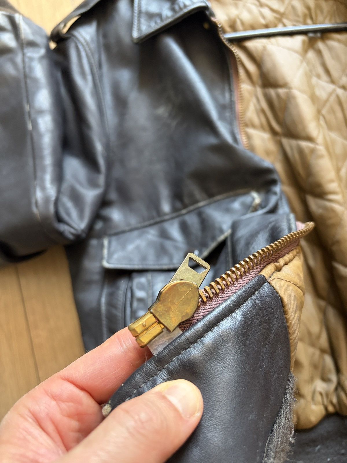 Schott 🇺🇸Schott USA is 674 ms Flight Leather Bomber Jacket Size US L / EU 52-54 / 3 - 17 Thumbnail
