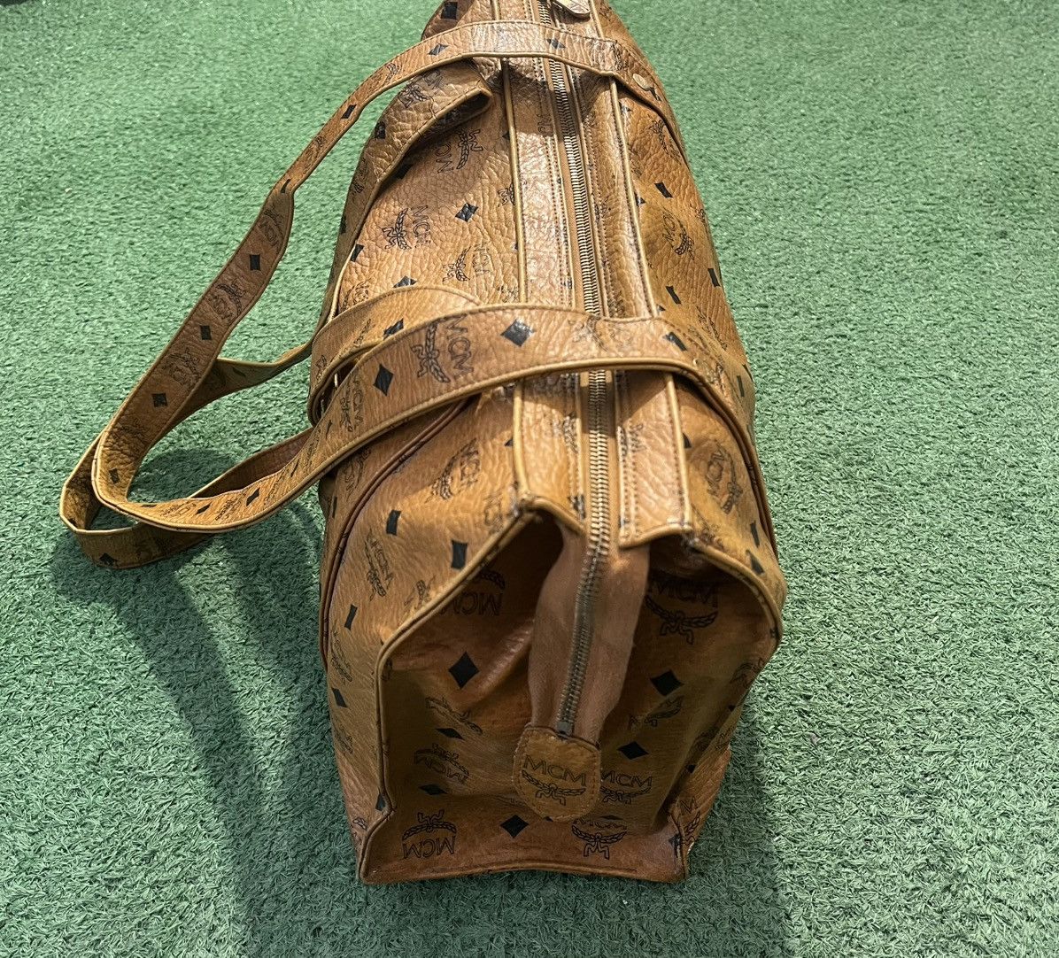 MCM MCM Monogram Leather Tote Bag Vintage Size ONE SIZE - 8 Thumbnail