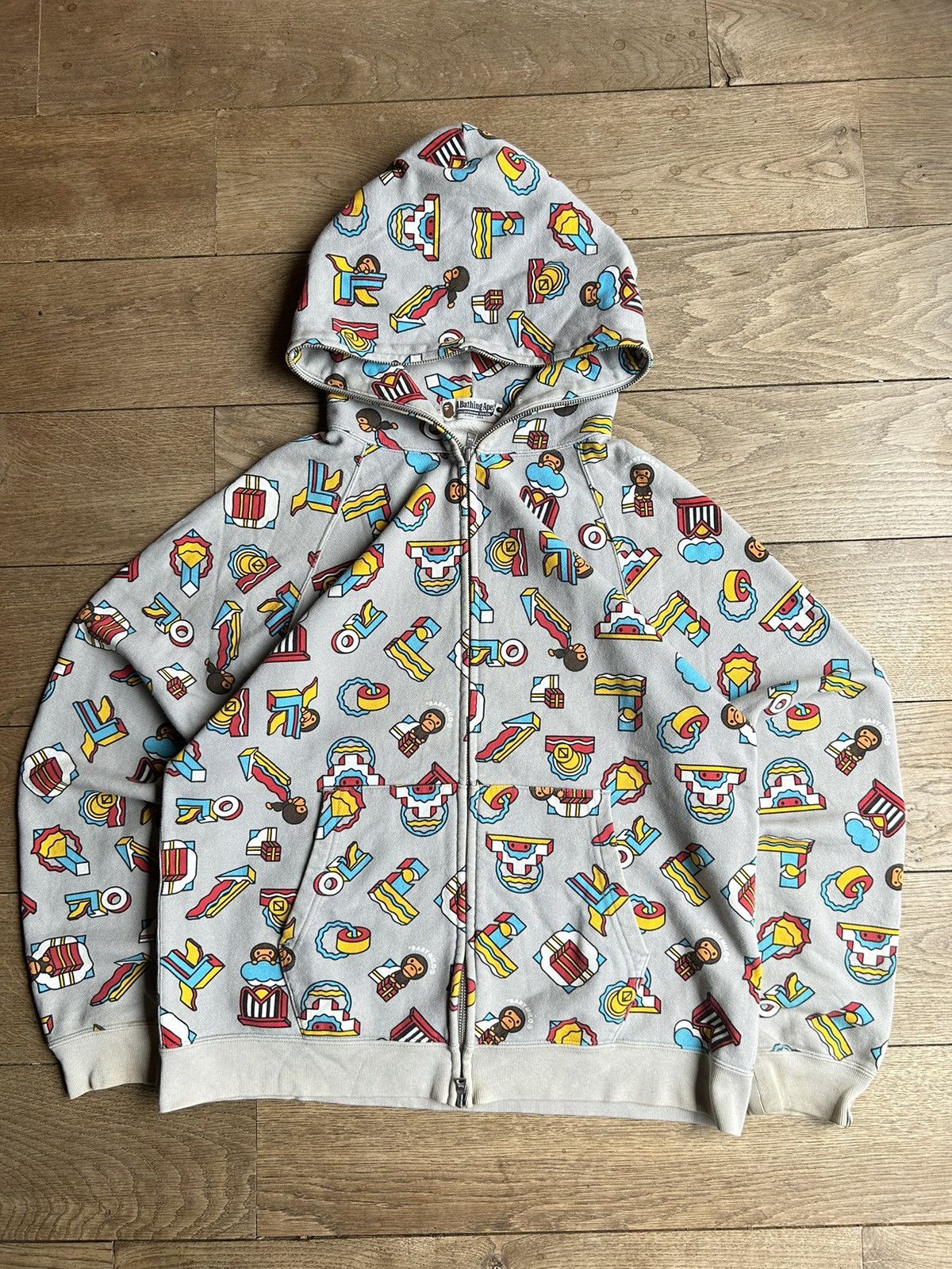 Bape BAPE X NIGO X BABY MILO “TOYS” Full Zip Hoodie Size US L / EU 52-54 / 3 - 1 Thumbnail