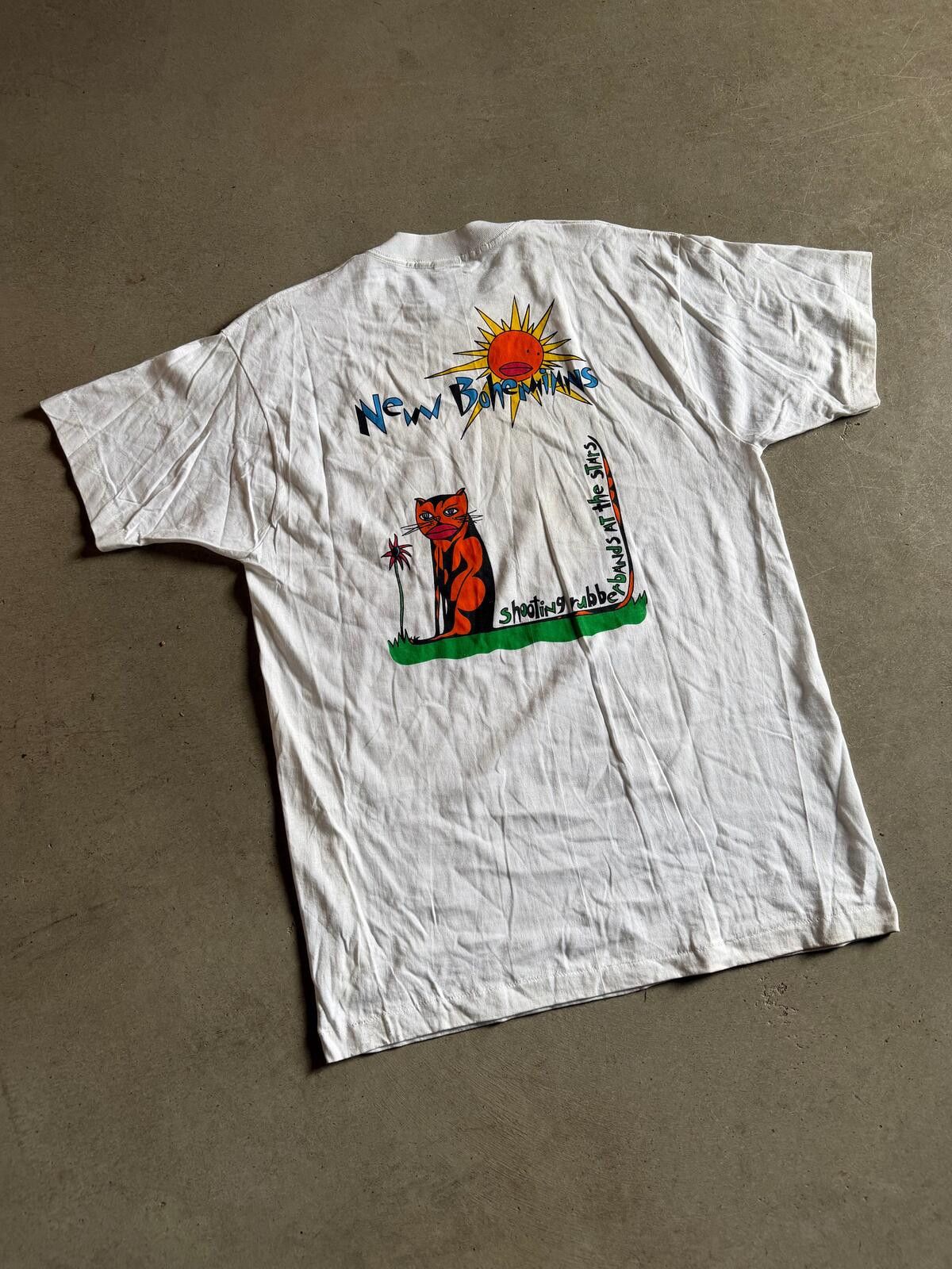 Fruit Of The Loom Vintage New Bohemians Shooting Rubbers Stars Tee Sz XL Size US XL / EU 56 / 4 - 2 Thumbnail