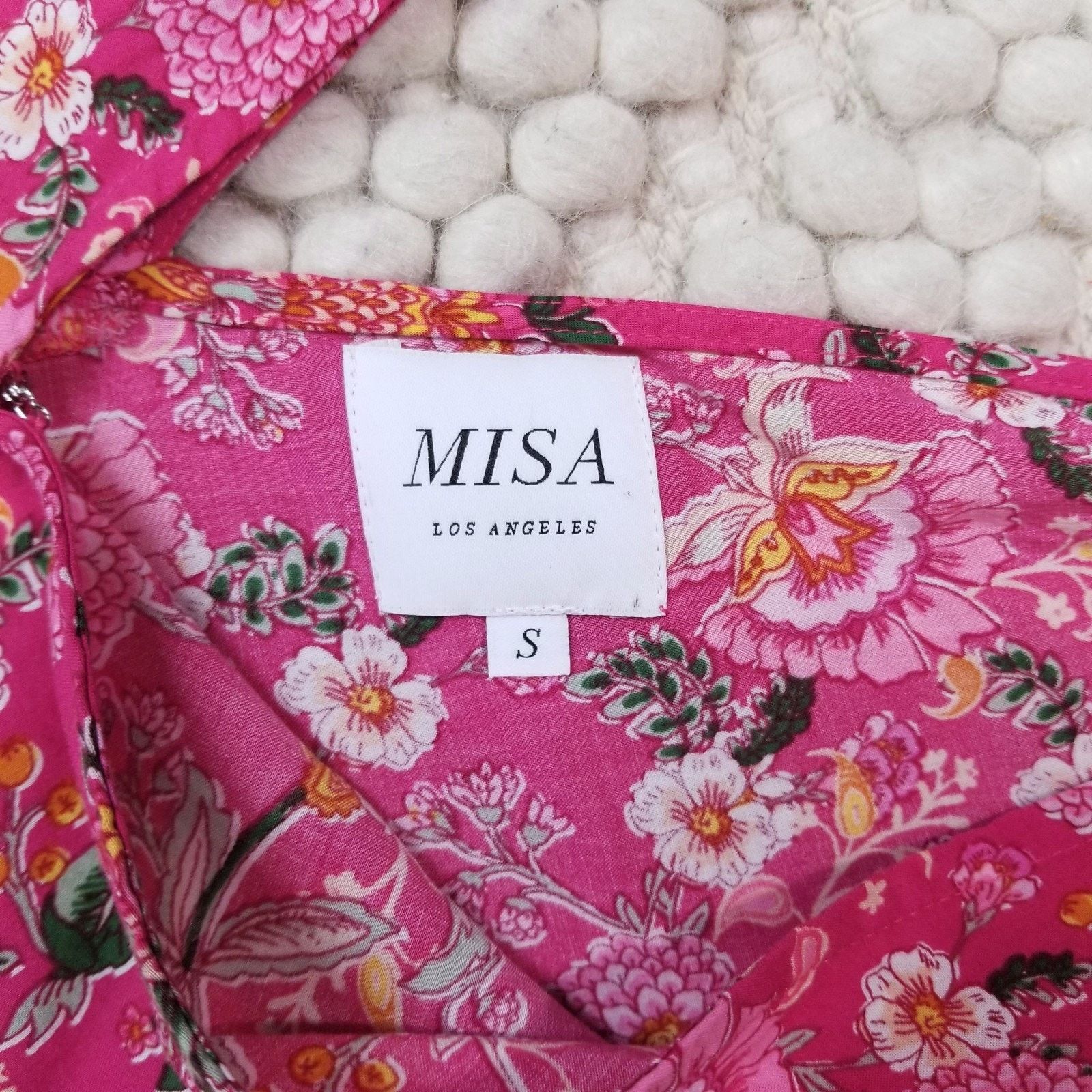 MISA Los Angeles MISA Los Angeles Pink Johanna Dress Sz Small Size S / US 4 / IT 40 - 6 Thumbnail