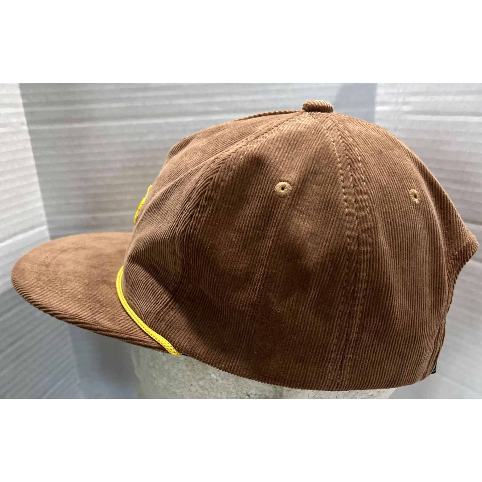 Vintage Pursuit of Ends Pulp High Snapback Hat Cap Adjustable Corduroy Rope Brown Mens Trucker Hat Brown Corduroy Rope Adjustable Cap Size ONE SIZE - 6 Thumbnail