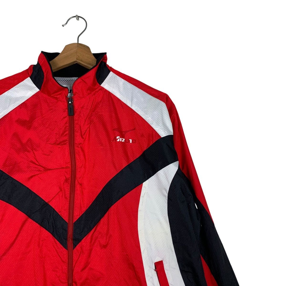 Japanese Brand MIZUNO Track & Road Marathon Light Jacket #1212-C55 Size US L / EU 52-54 / 3 - 7 Thumbnail