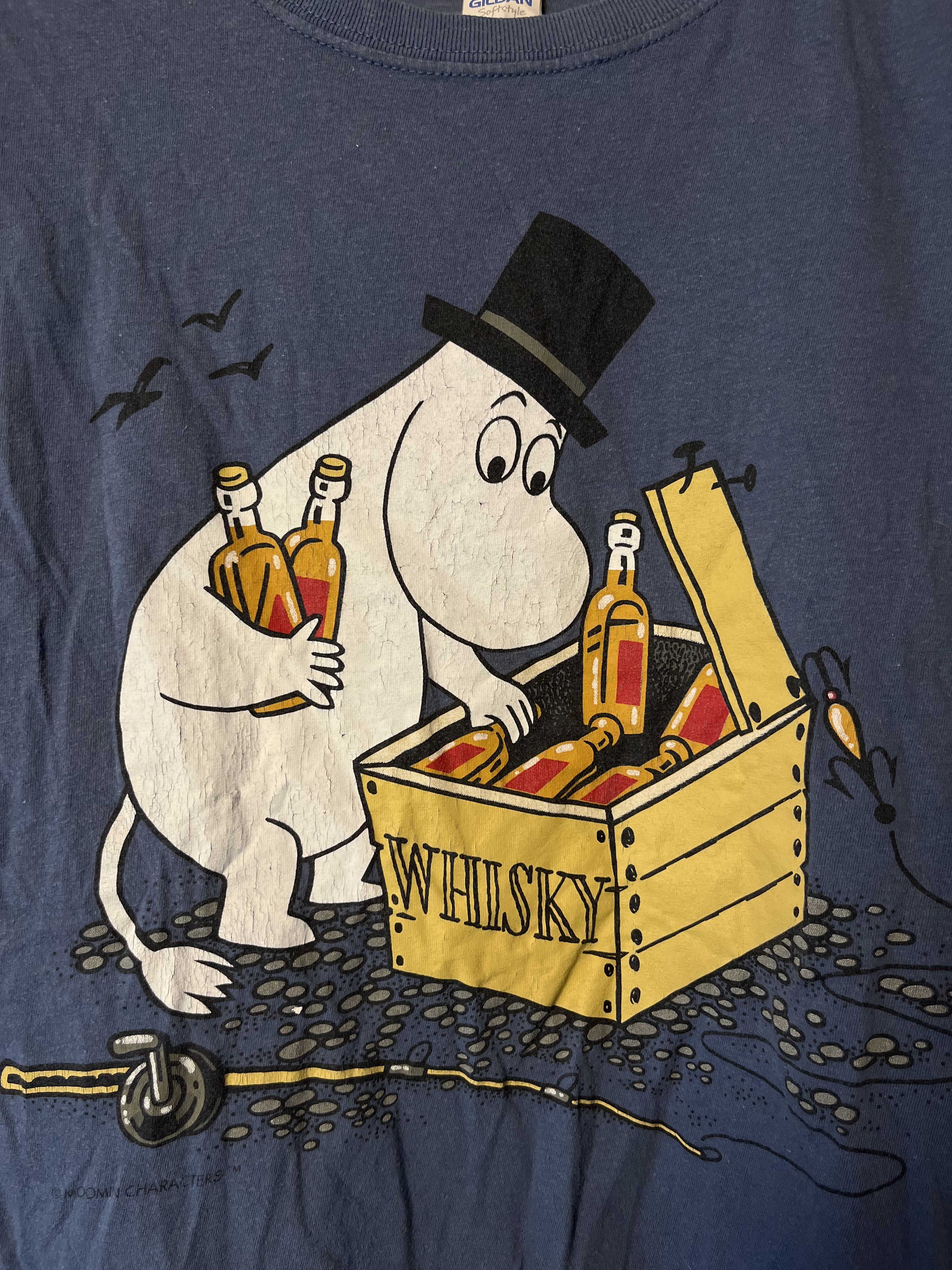 Anime × Japanese Brand Vintage yk2 Moomin Muminki Love Art Anima Movie Cartoon Size US M / EU 48-50 / 2 - 3 Thumbnail