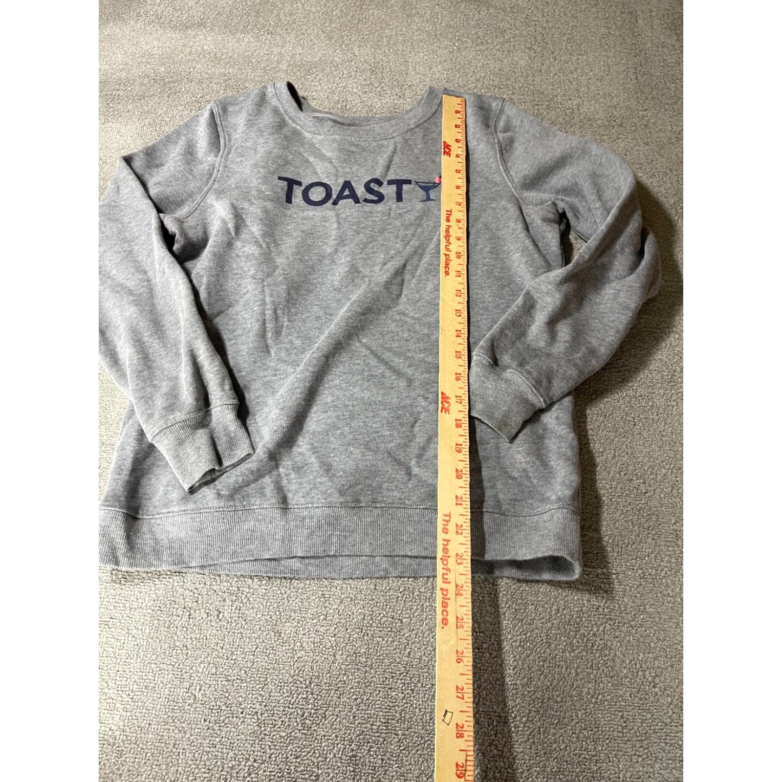 Old Navy Old Navy Sweater Women S Small Gray " Toast " Pullover Long Sleeve Solid Acrylic Nylon Spandex Size S / US 4 / IT 40 - 2 Thumbnail