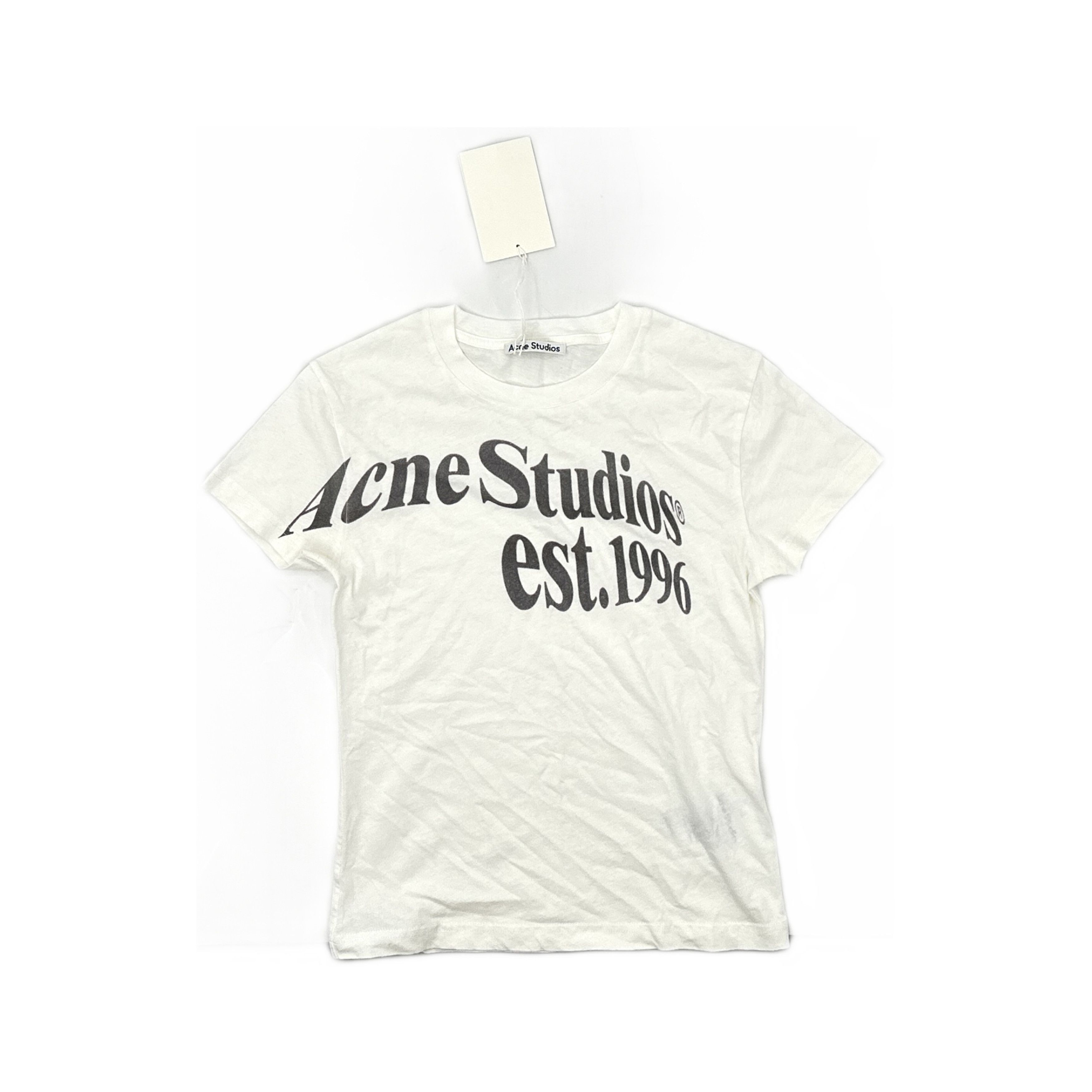 Acne Studios Acne Studios Est. 1996 Logo T-Shirt XS Size XS / US 0-2 / IT 36-38 - 1 Thumbnail