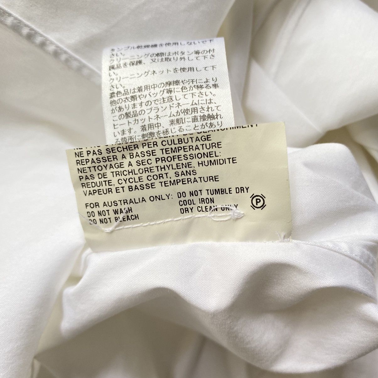 Jil Sander JIL SANDER White Collared Button-Down Blouse Size XXS / US 00 / IT 34 - 8 Thumbnail