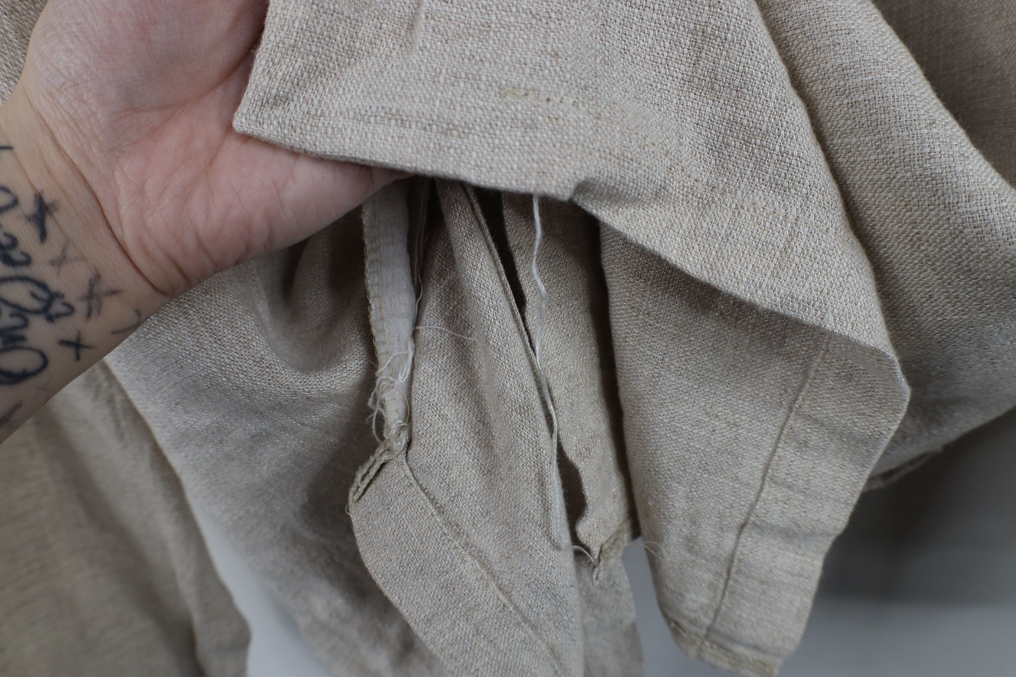 Vintage Vintage 90s Lagenlook Rayon Blend Baggy Button Shirt USA Size XL / US 12-14 / IT 48-50 - 8 Thumbnail