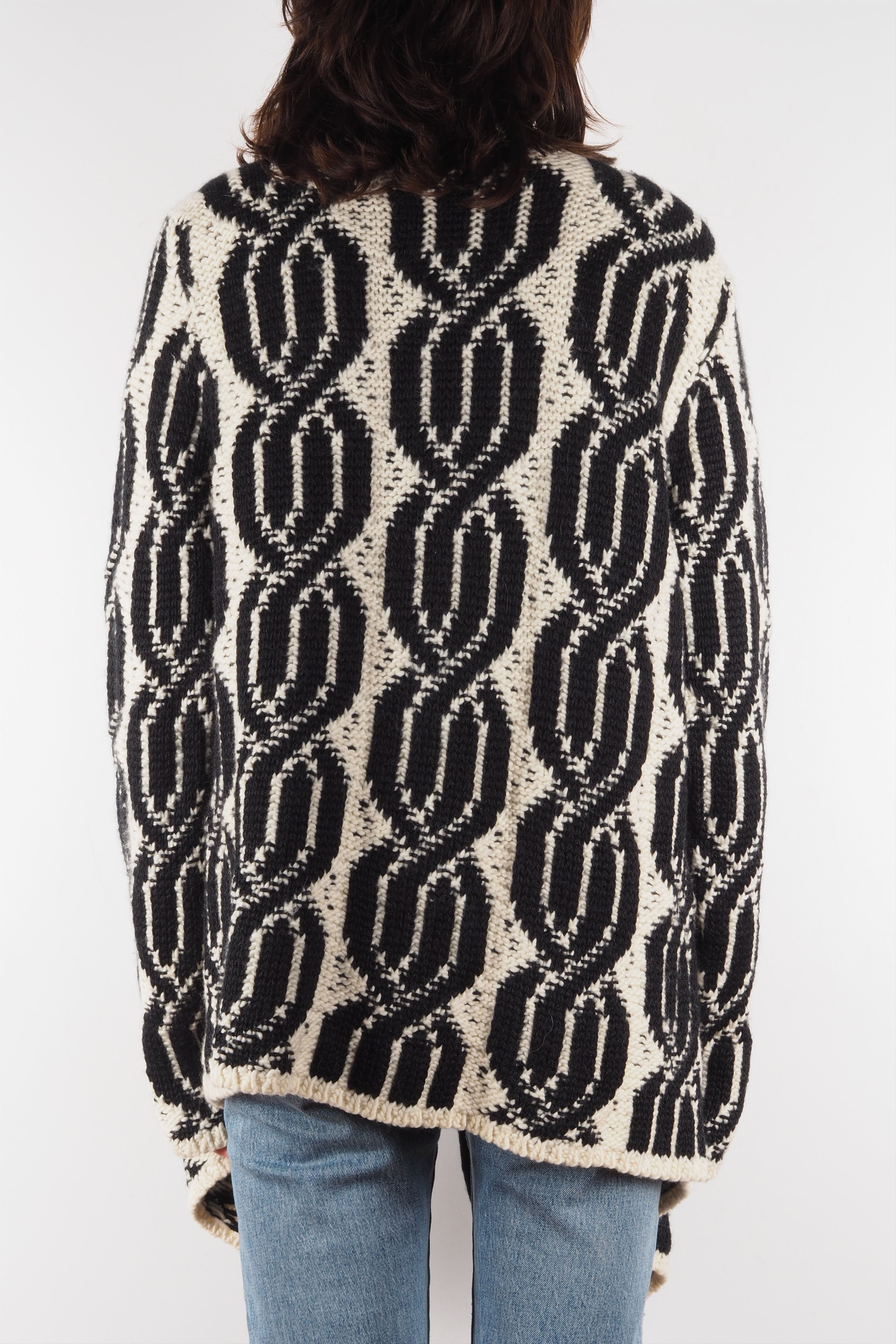 ba&sh Ba&sh Cardinal Cozy Boho Wool Oversized Cape Cardigan Size L / US 10 / IT 46 - 2 Thumbnail
