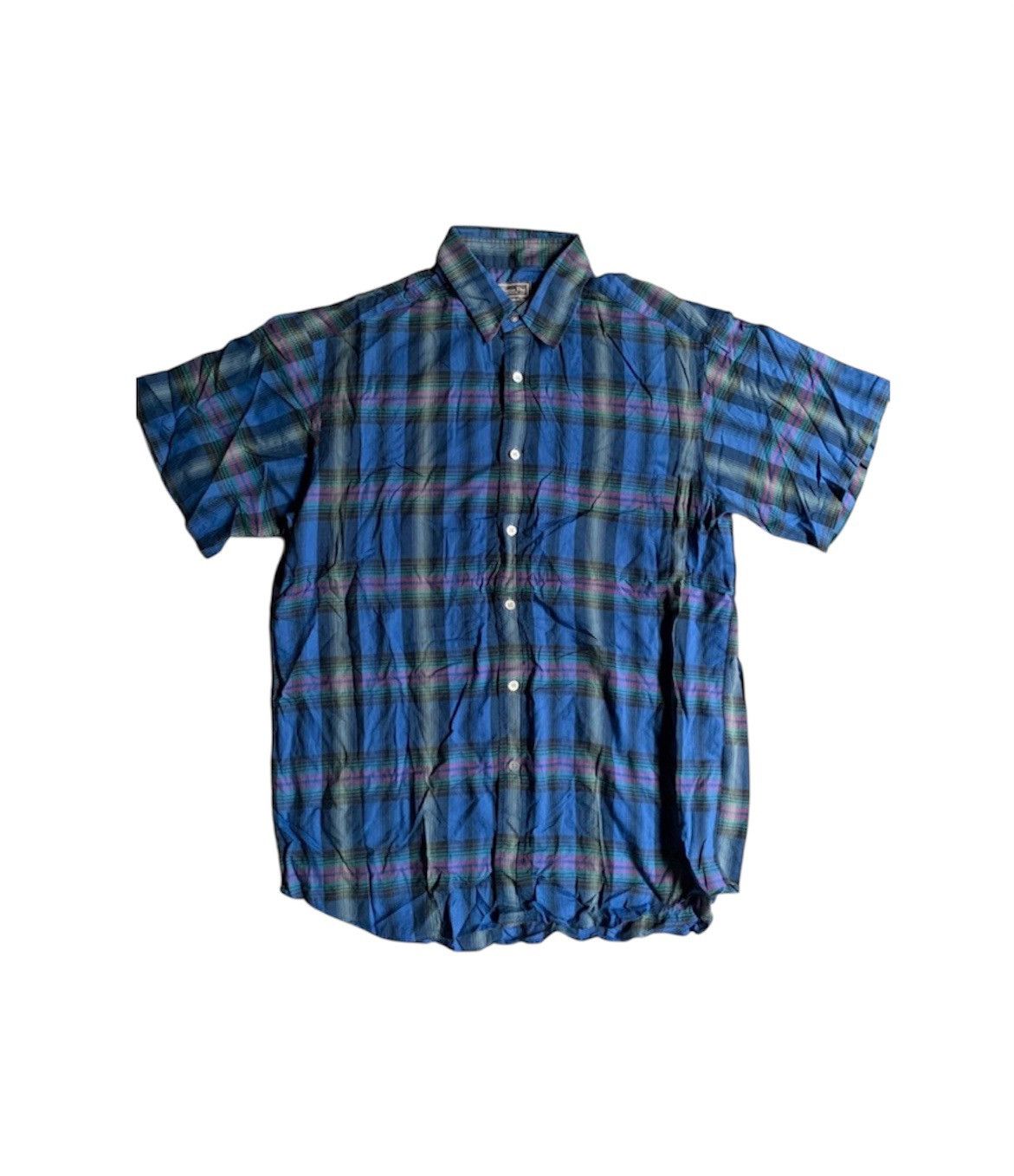Christian Dior Monsieur Rare Vintage Christian Dior Monsieur Plaid Shirt Size US L / EU 52-54 / 3 - 1 Thumbnail