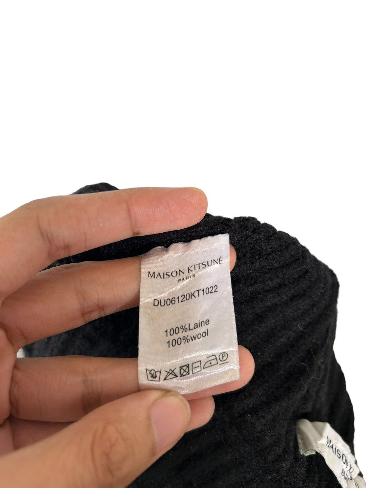 Maison Kitsune MAISON KATSUNE PARIS Wool Beanie Hats Size ONE SIZE - 4 Thumbnail