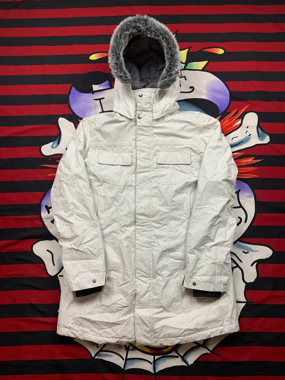 Oakley Road Fuel Software vintage parka jacket womens Size L