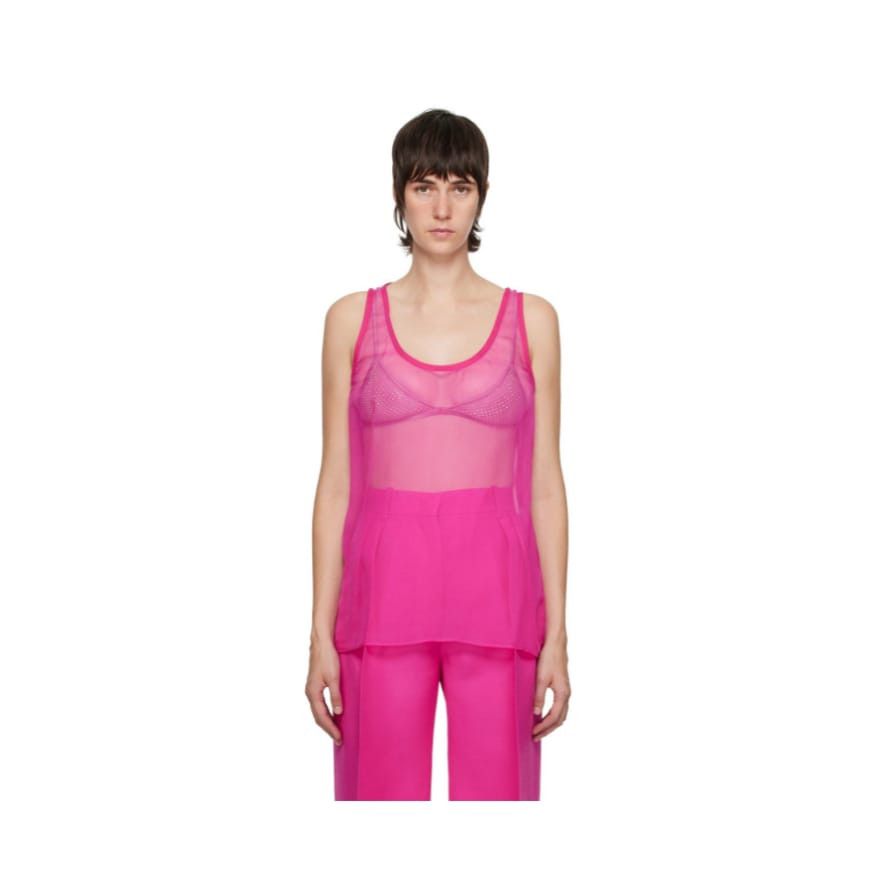 Valentino o1y0326 Blouse in Fuchsia Size XS / US 0-2 / IT 36-38 - 1 Thumbnail