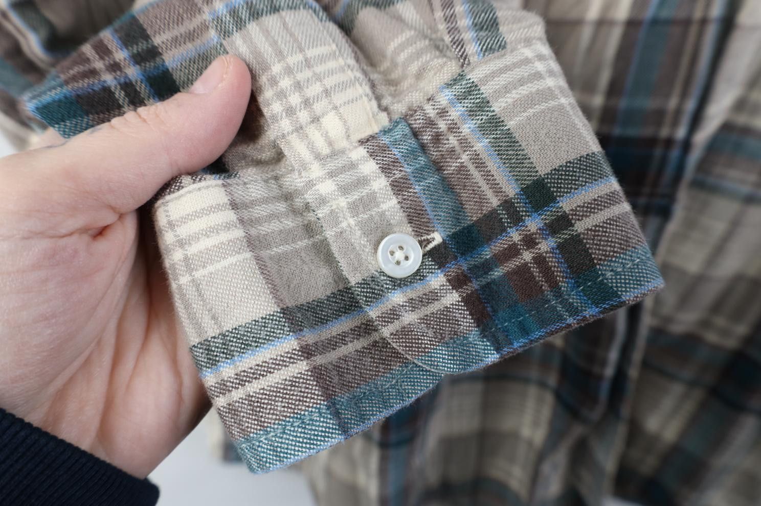 L.L. Bean Vintage 90s LL Bean Flannel Collared Button Down Shirt Plaid Size US L / EU 52-54 / 3 - 4 Thumbnail