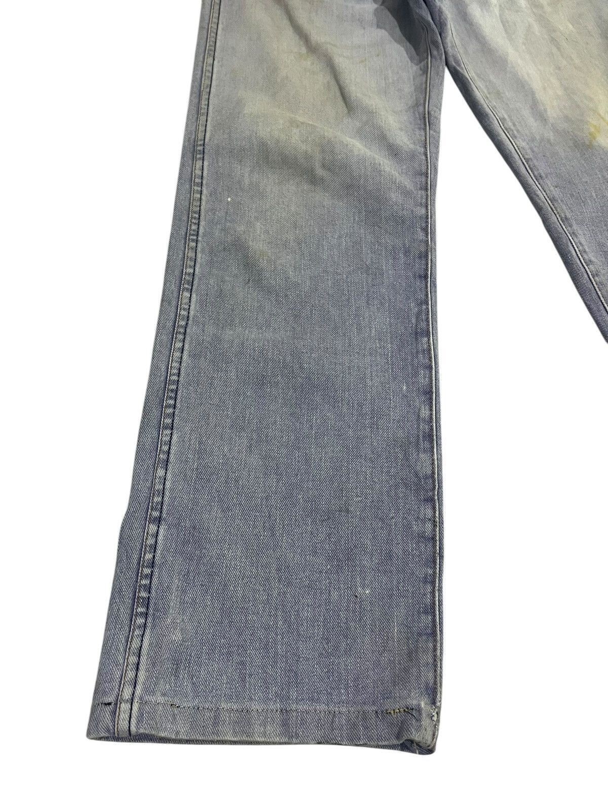 If Six Was Nine × Japanese Brand × Le Grande Bleu (L.G.B.) VINTAGE WRANGLER BLUE BELL WASHED BLUE DENIM Size US 30 / EU 46 - 5 Thumbnail
