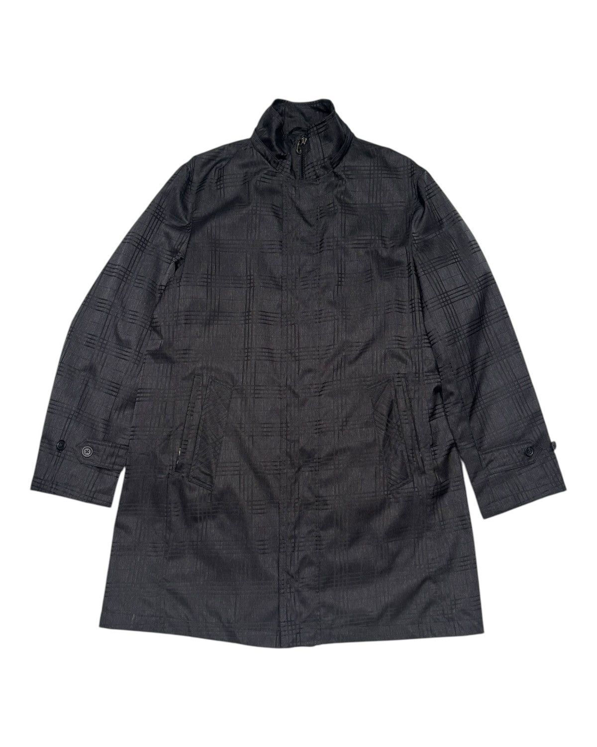 Yohji Yamamoto 🔥D'HOMME A HOMME JAPAN PLAID WINTER COAT WITH DOWN LINER Size US L / EU 52-54 / 3 - 3 Thumbnail