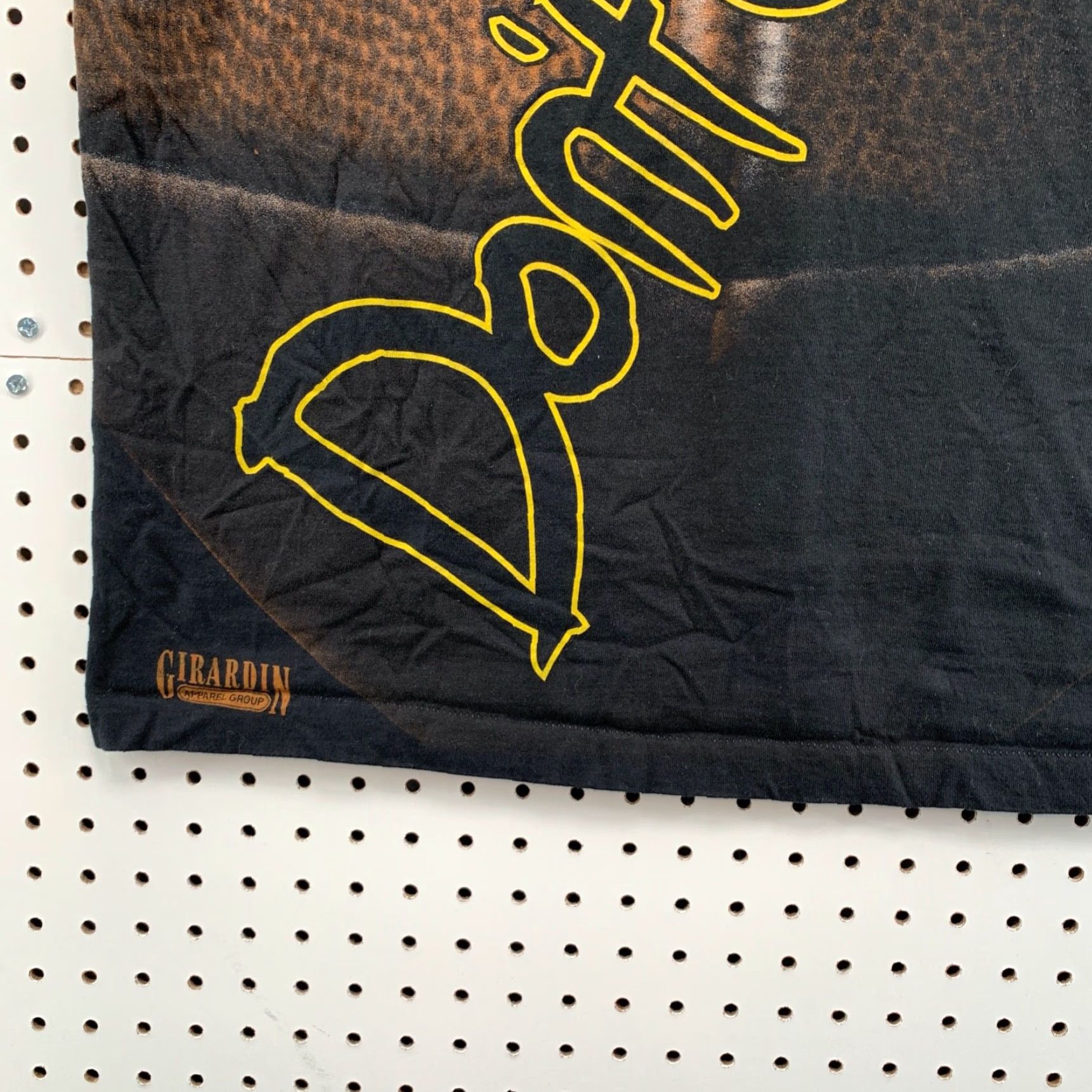 Fruit Of The Loom VINTAGE Dont Choke Football Shirt Mens XL Black AOP All Over Single Stitch Football 90s Shirt Mens XL Black Size US XL / EU 56 / 4 - 5 Thumbnail