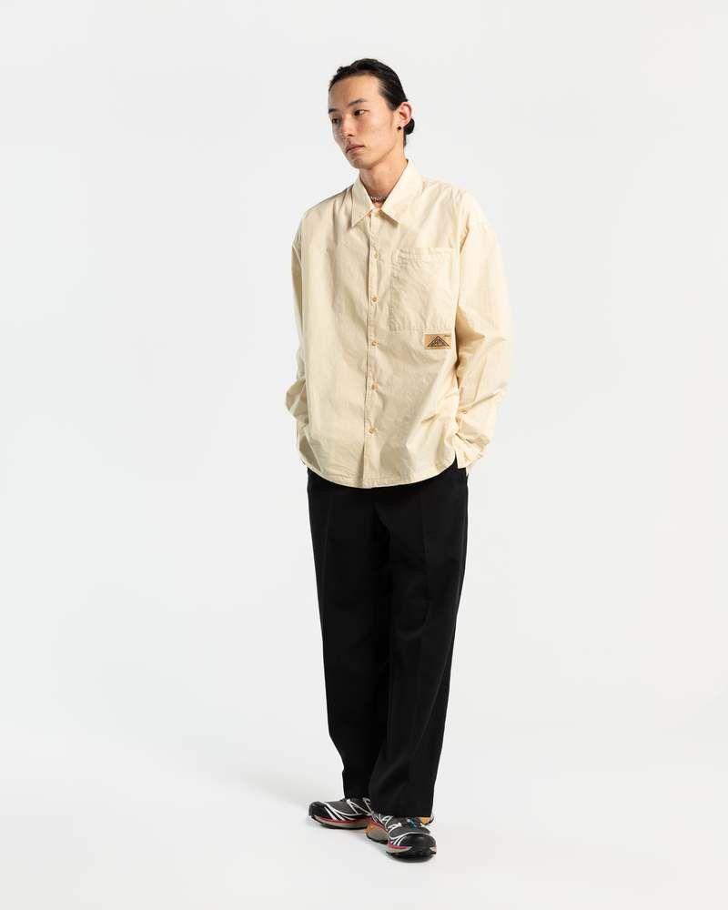 OAMC o1y0225 Solid Color Zip Shirt in Beige Size US L / EU 52-54 / 3 - 5 Thumbnail