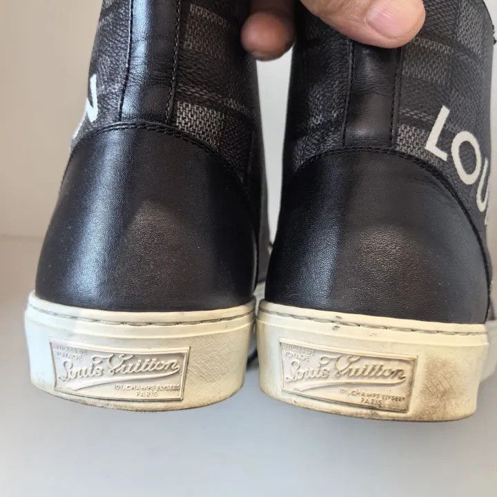 Louis Vuitton Louis Vuitton Tattoo LV Fashion Sneakers Black -2508 Size US 8.5 / EU 41-42 - 6 Thumbnail