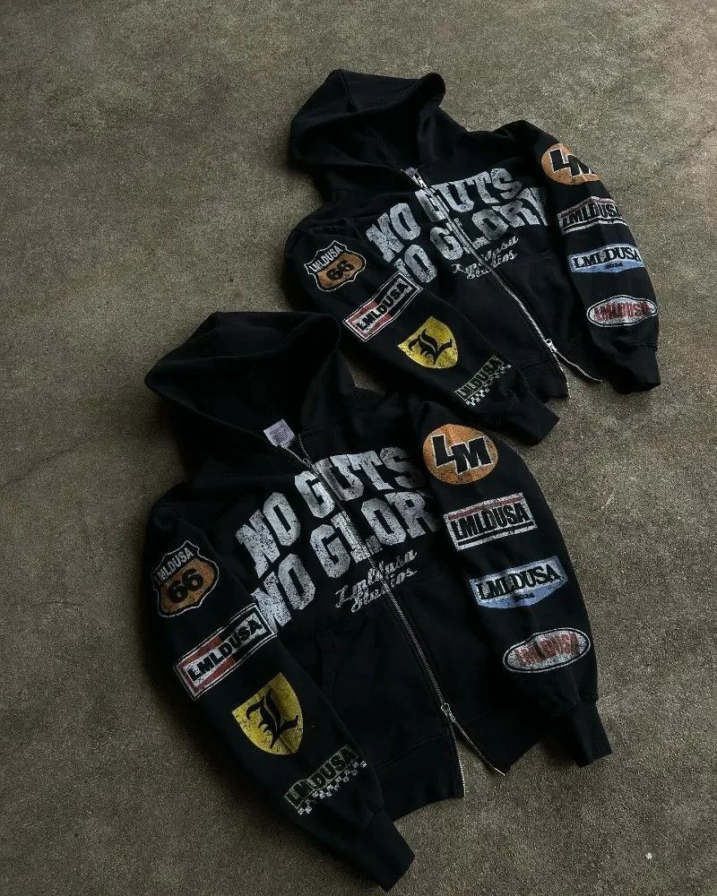Other Motorcycle Style Hoodie Size US XL / EU 56 / 4 - 4 Thumbnail