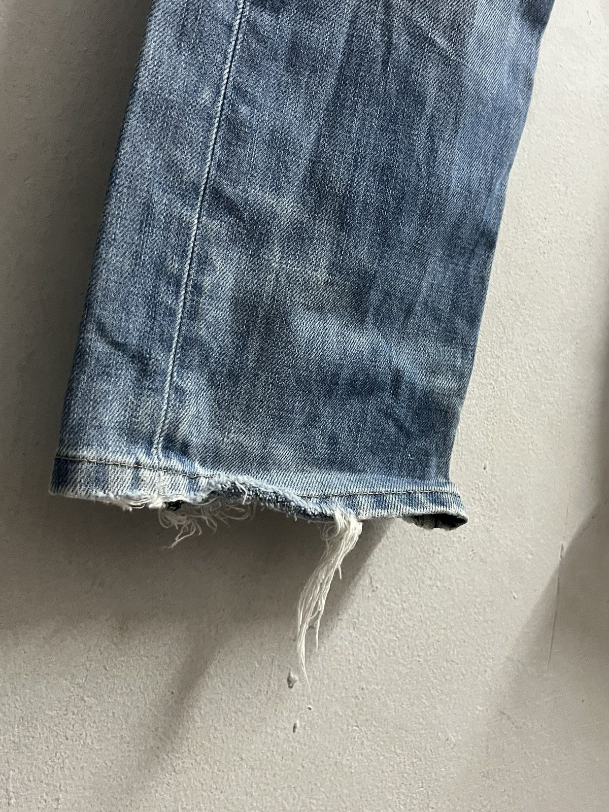 Replay × Vintage REPLAY DENIM DISTREES BUTTON FLY Size US 32 / EU 48 - 5 Thumbnail