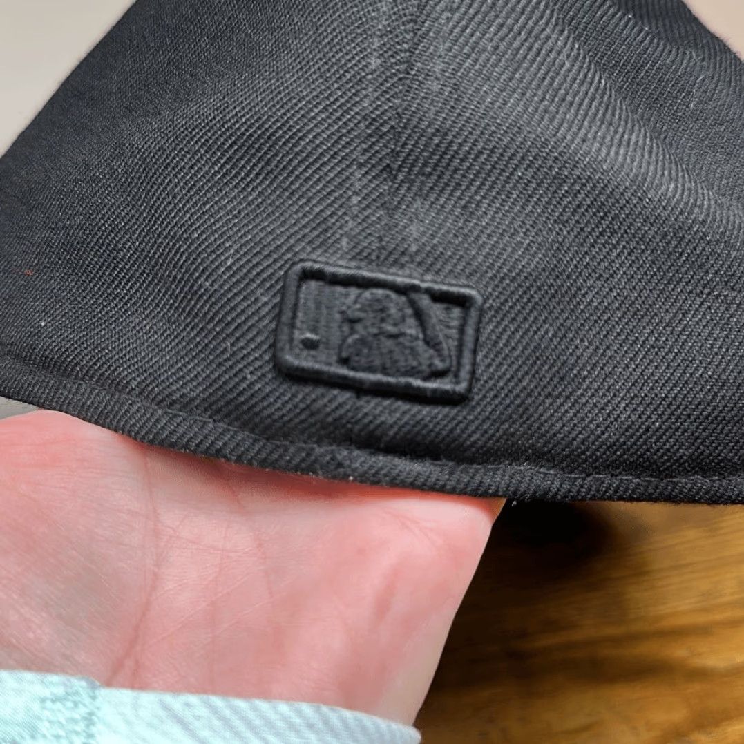 New Era New Era New York Yankees MLB 59Fifty Wool SnapBack Cap Hat Fitted Black Size 7 1/2""" Size ONE SIZE - 4 Thumbnail