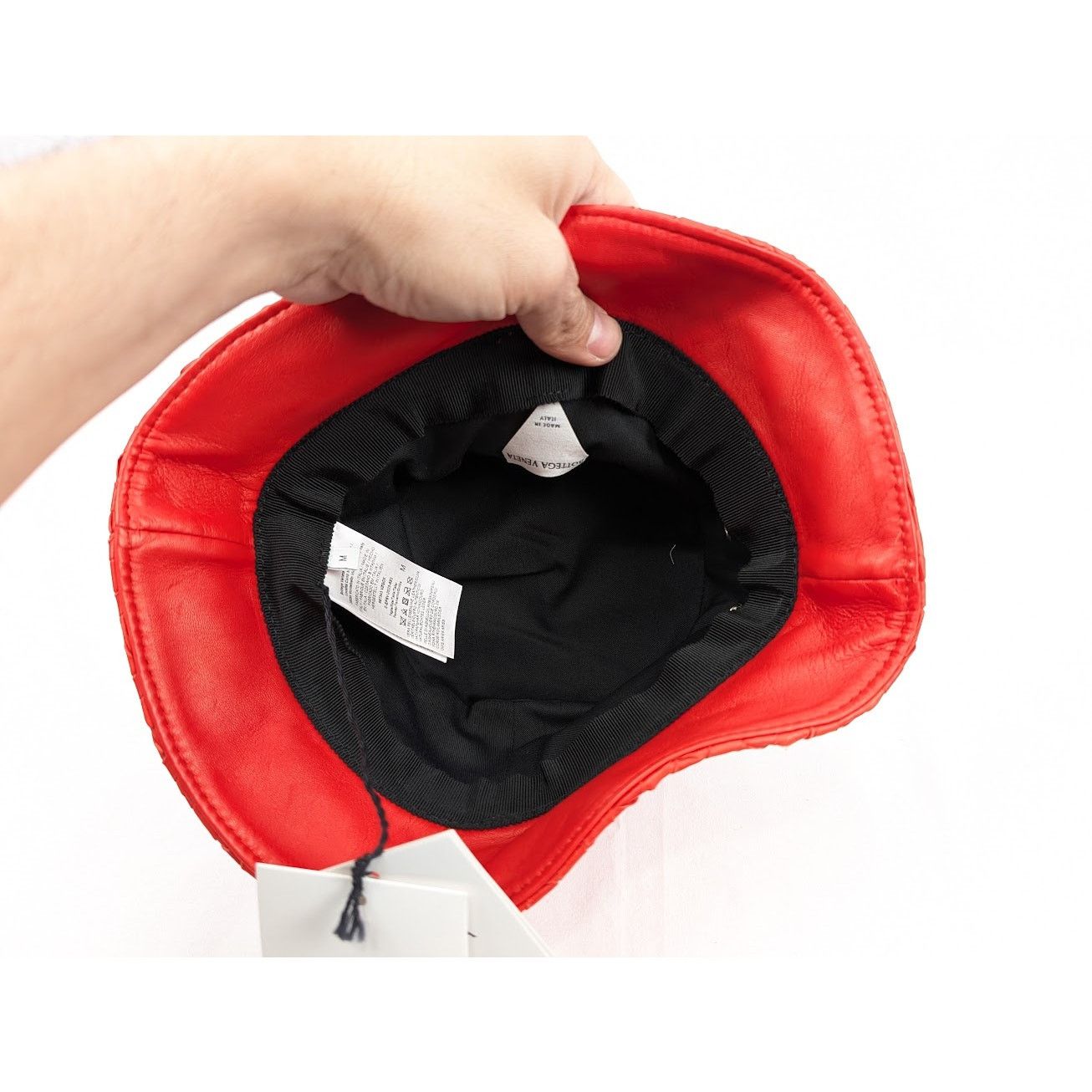 Bottega Veneta o1rshd1 Size: M / Nappa Intreccio Hat / Cap in Poppy Size ONE SIZE - 11 Thumbnail