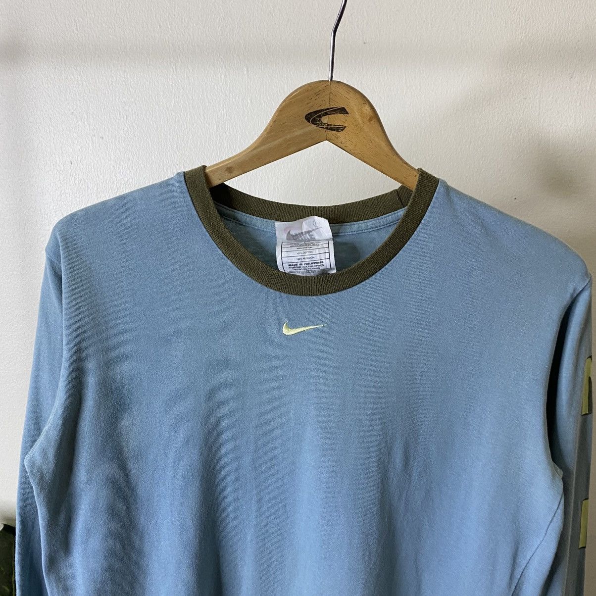 Nike Vintage 90s Nike Embroidery Centre Swoosh LS T Shirt Size US S / EU 44-46 / 1 - 2 Thumbnail