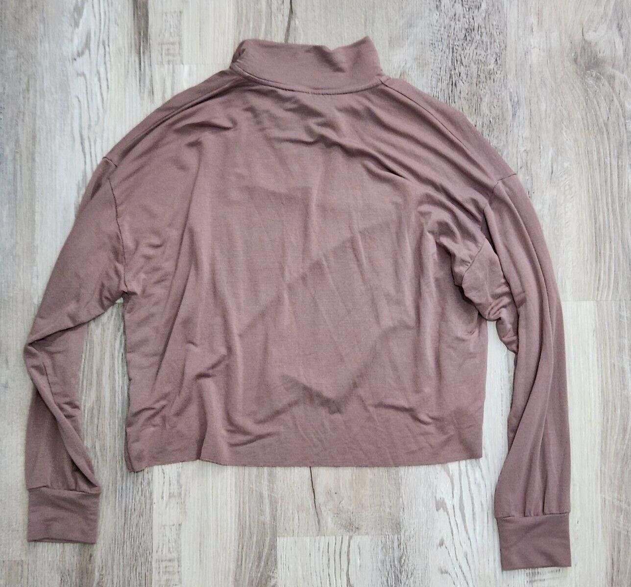 Designer Kittenish Jessie James Decker Top Extra Small Mauve Crop Size XS / US 0-2 / IT 36-38 - 2 Thumbnail