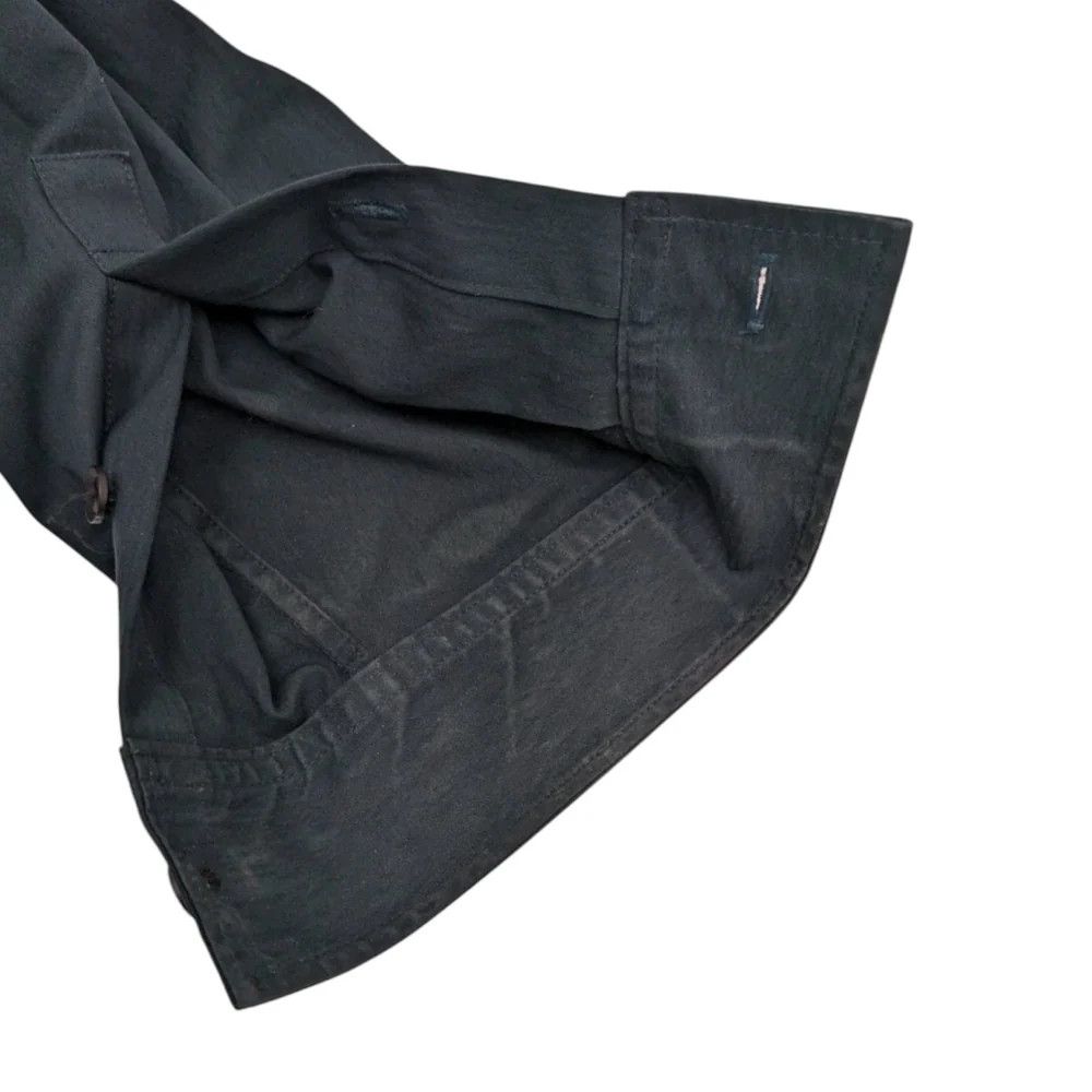 Yohji Yamamoto Yohji Yamamoto pour homme 24AW HIGH-DENSITY OX STOLE BLOUSE Size US L / EU 52-54 / 3 - 6 Thumbnail