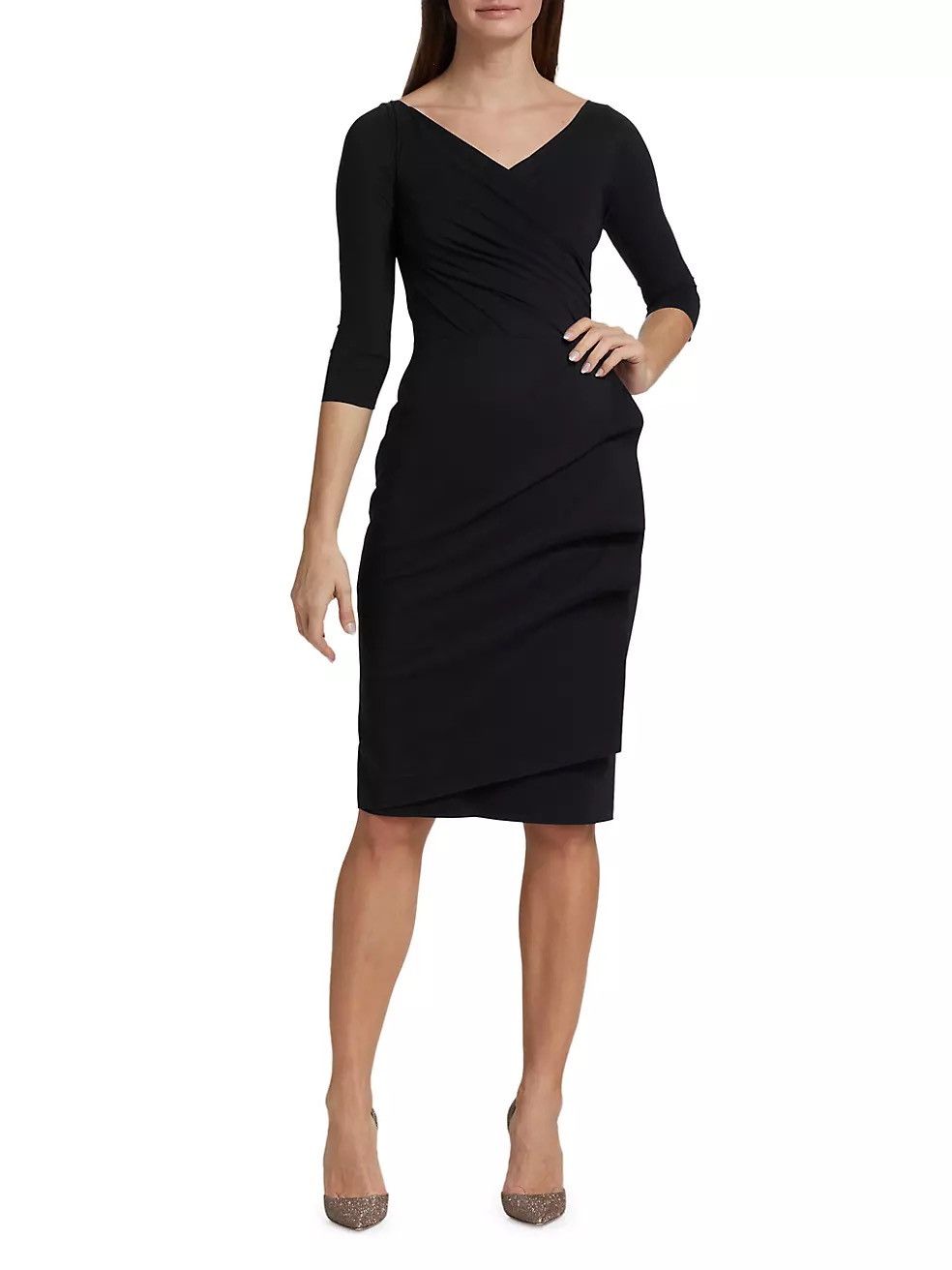 $695 Chiara Boni La Petite Robe Florien Sheath Dress size6