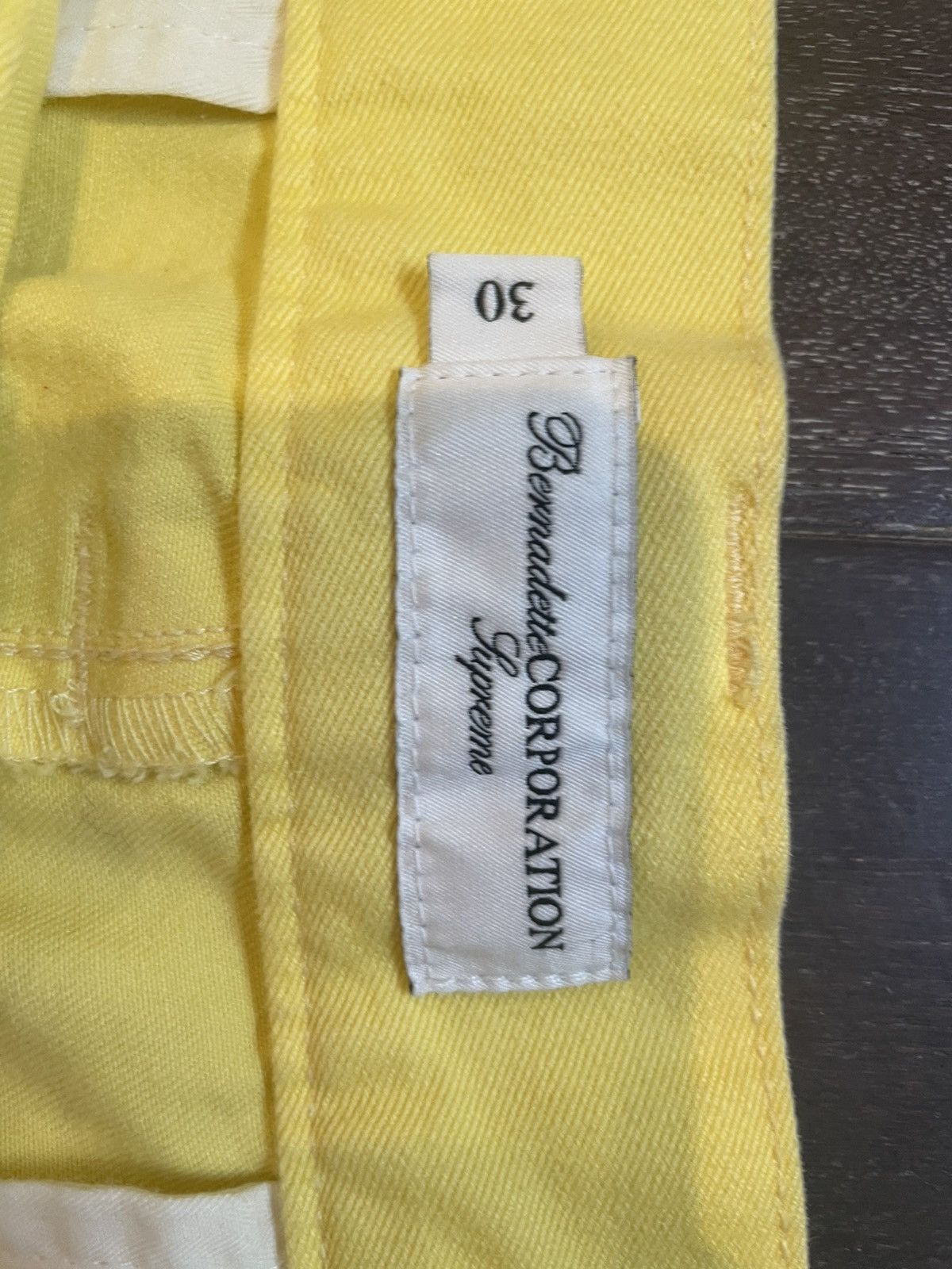 Supreme supreme x Bernadette corporation shorts in yellow Size US 30 / EU 46 - 4 Thumbnail