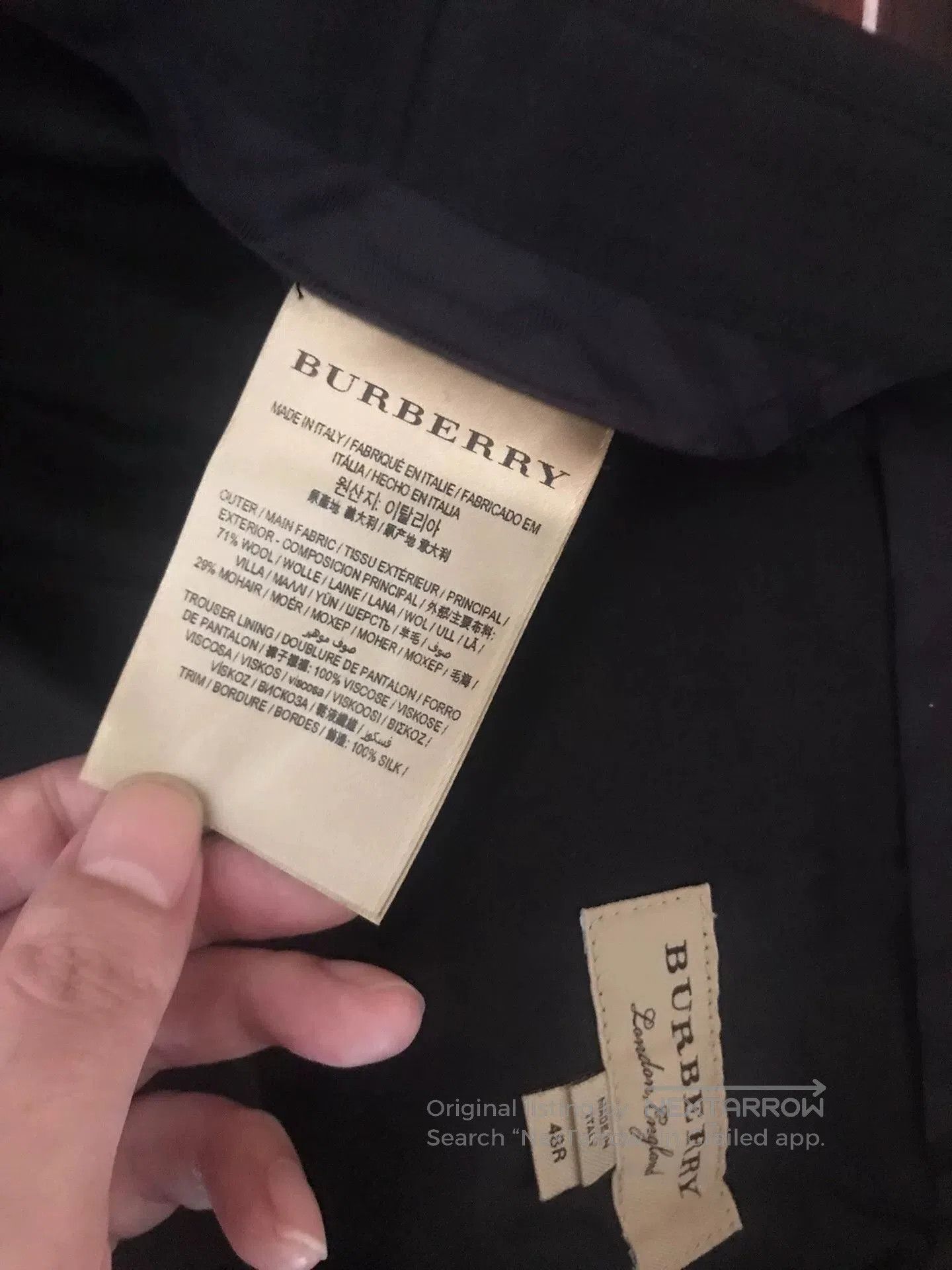 Burberry Burberry Handcrafted Dress Pants Size 48. Size US 32 / EU 48 - 9 Thumbnail