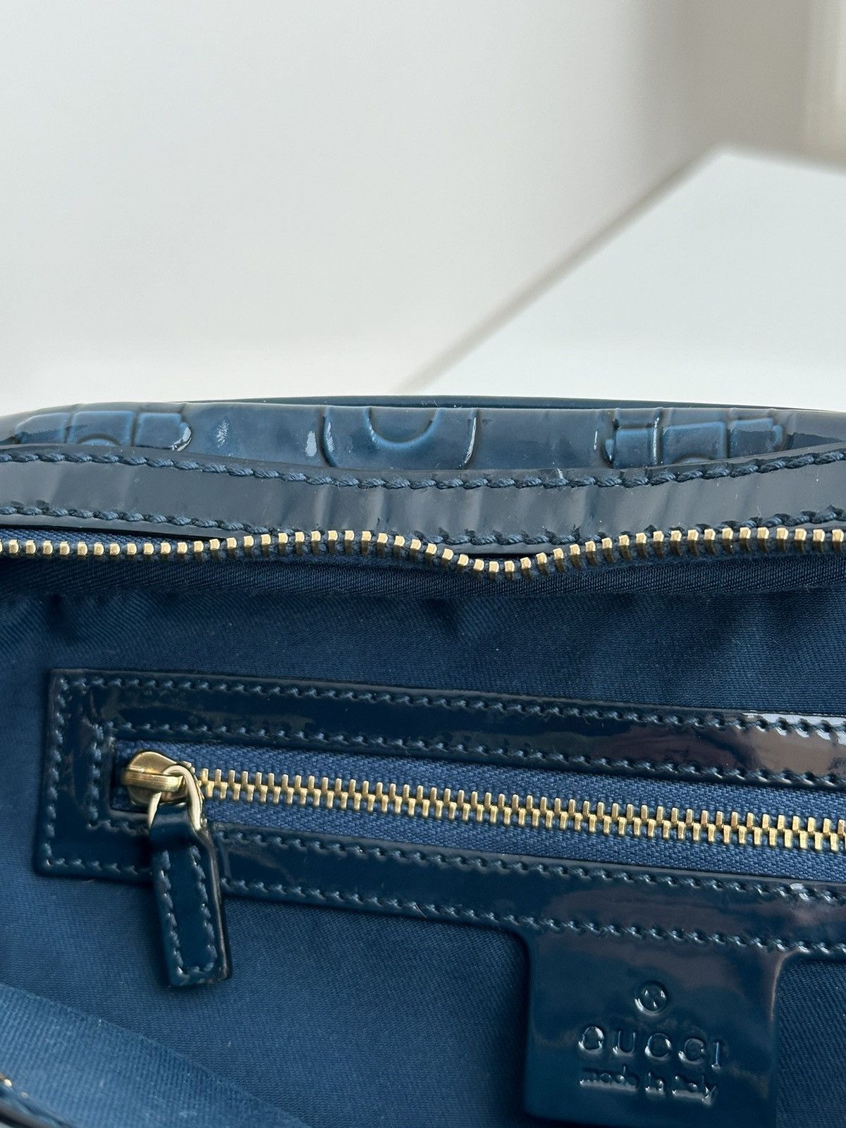 Gucci Gucci Horse Bit Lacquered Ocean Blue Hand Bag Size ONE SIZE - 15 Thumbnail
