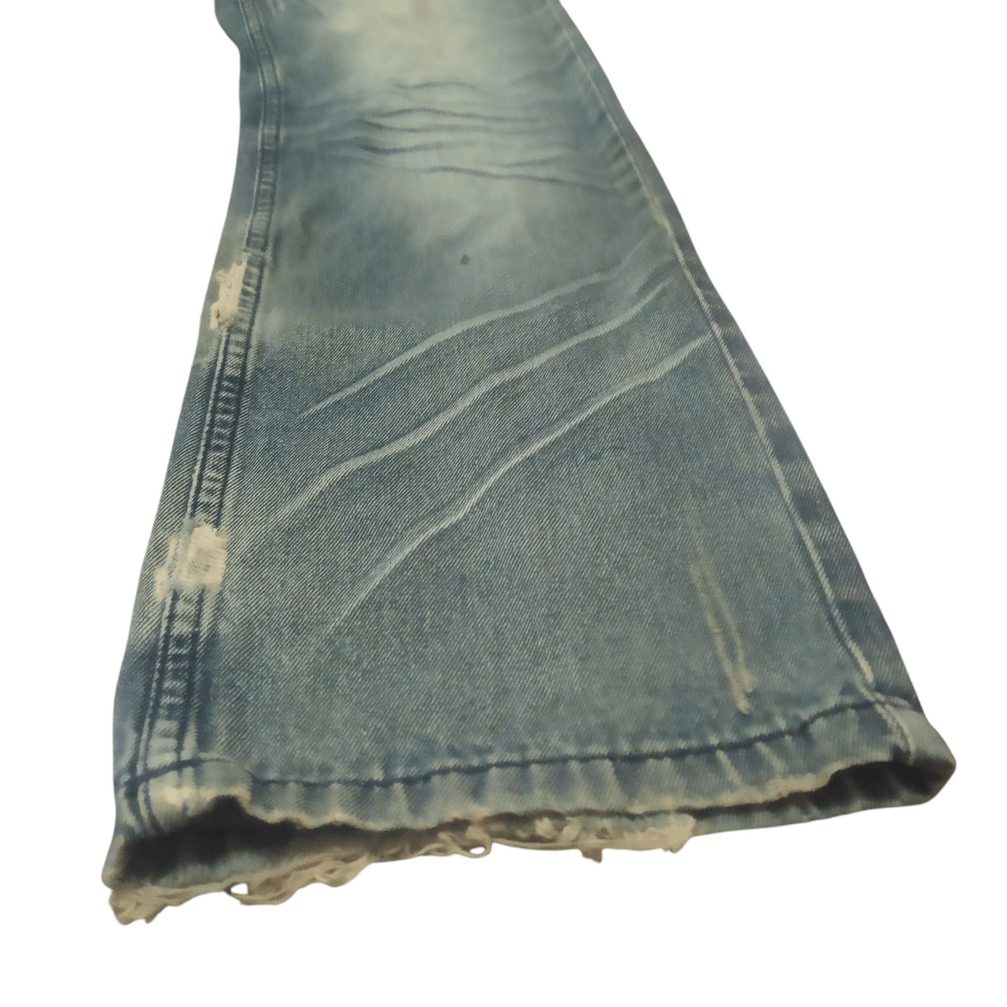 If Six Was Nine Vtg Dowkedow japanese flare jeans Rare Lighting Bolt Design Size US 32 / EU 48 - 12 Thumbnail