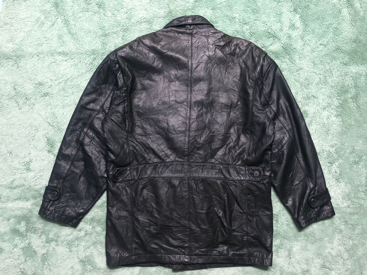 Issey Miyake VTG PARACHUTE CARGO COWHIDE LEATHER JACKET D HOMME AHOMME Size US L / EU 52-54 / 3 - 2 Thumbnail