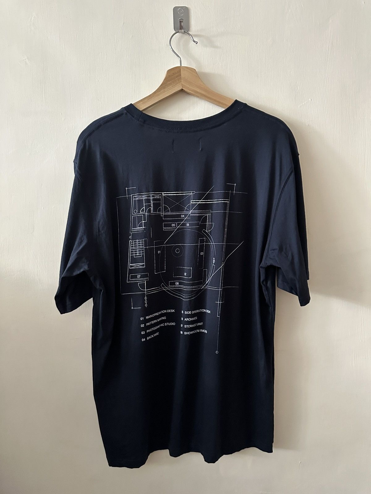CMMAWEAR × Vuja De CMMAWEAR X VUJA DE SS25 navy tee Size US XL / EU 56 / 4 - 4 Thumbnail