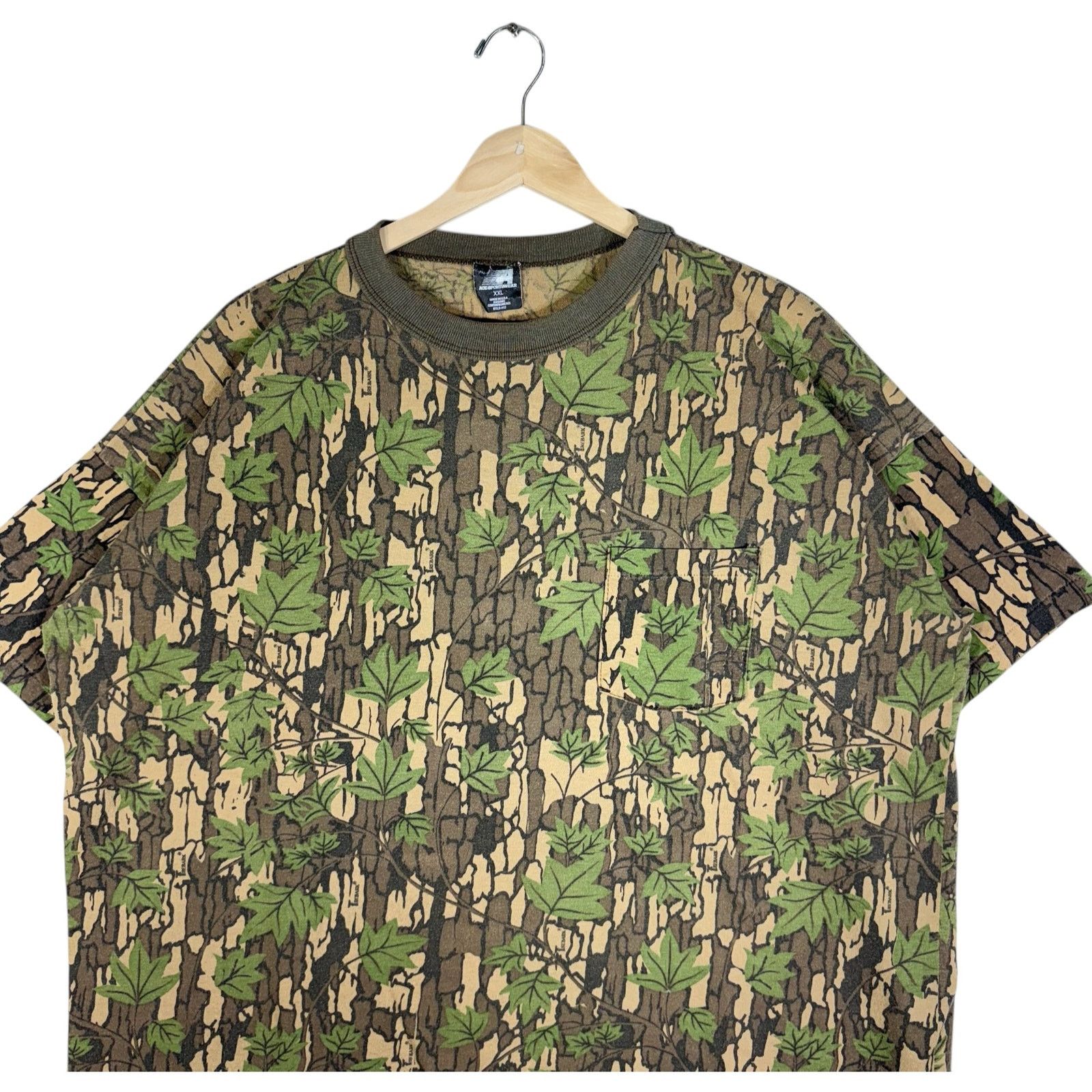 Vintage Vintage Tree Camo Pocket Tee XXL Size US XXL / EU 58 / 5 - 2 Thumbnail