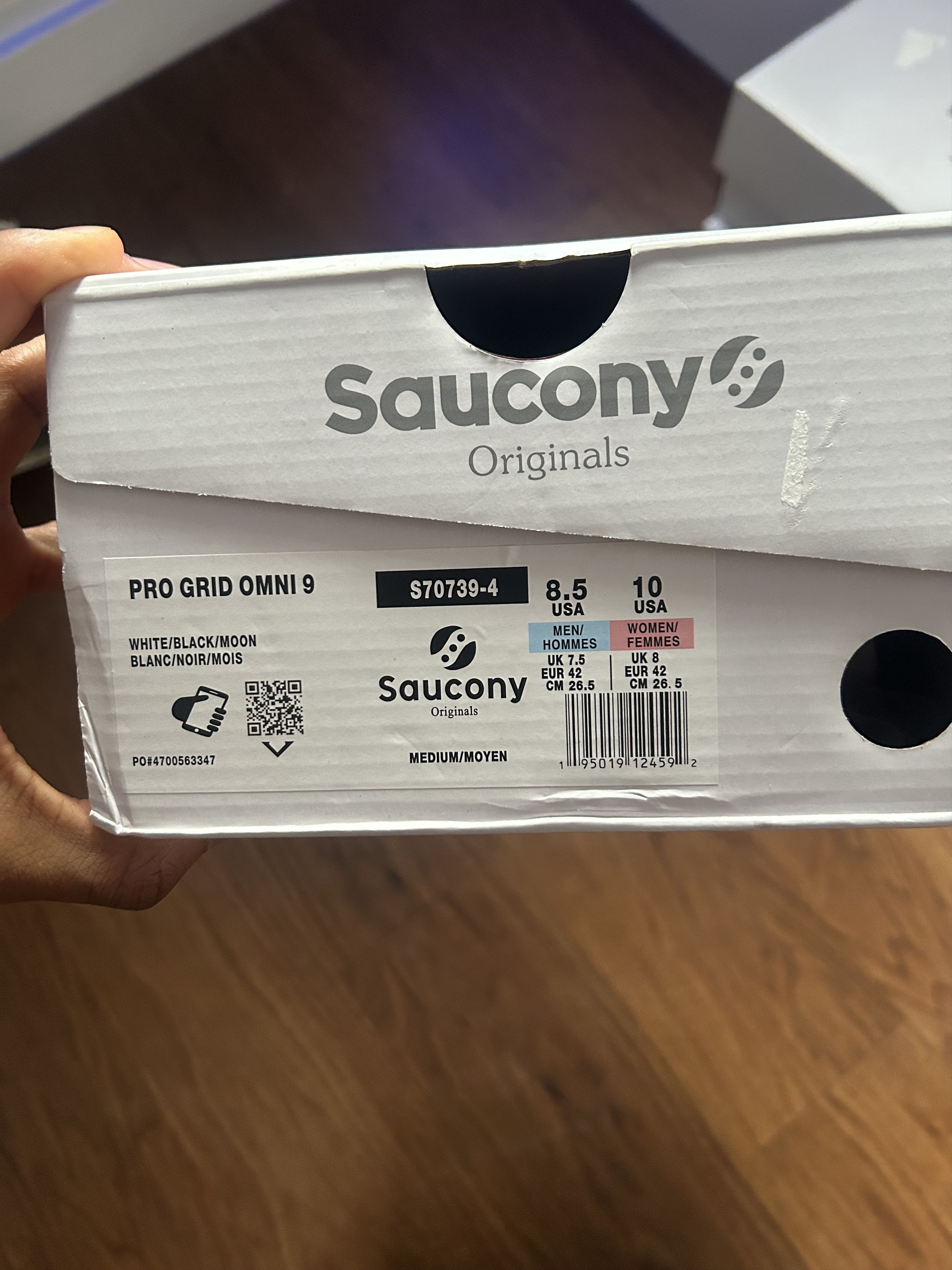 Saucony Saucony Omni Grid 9 - Gravel Caviar Size US 7.5 / EU 40-41 - 8 Thumbnail