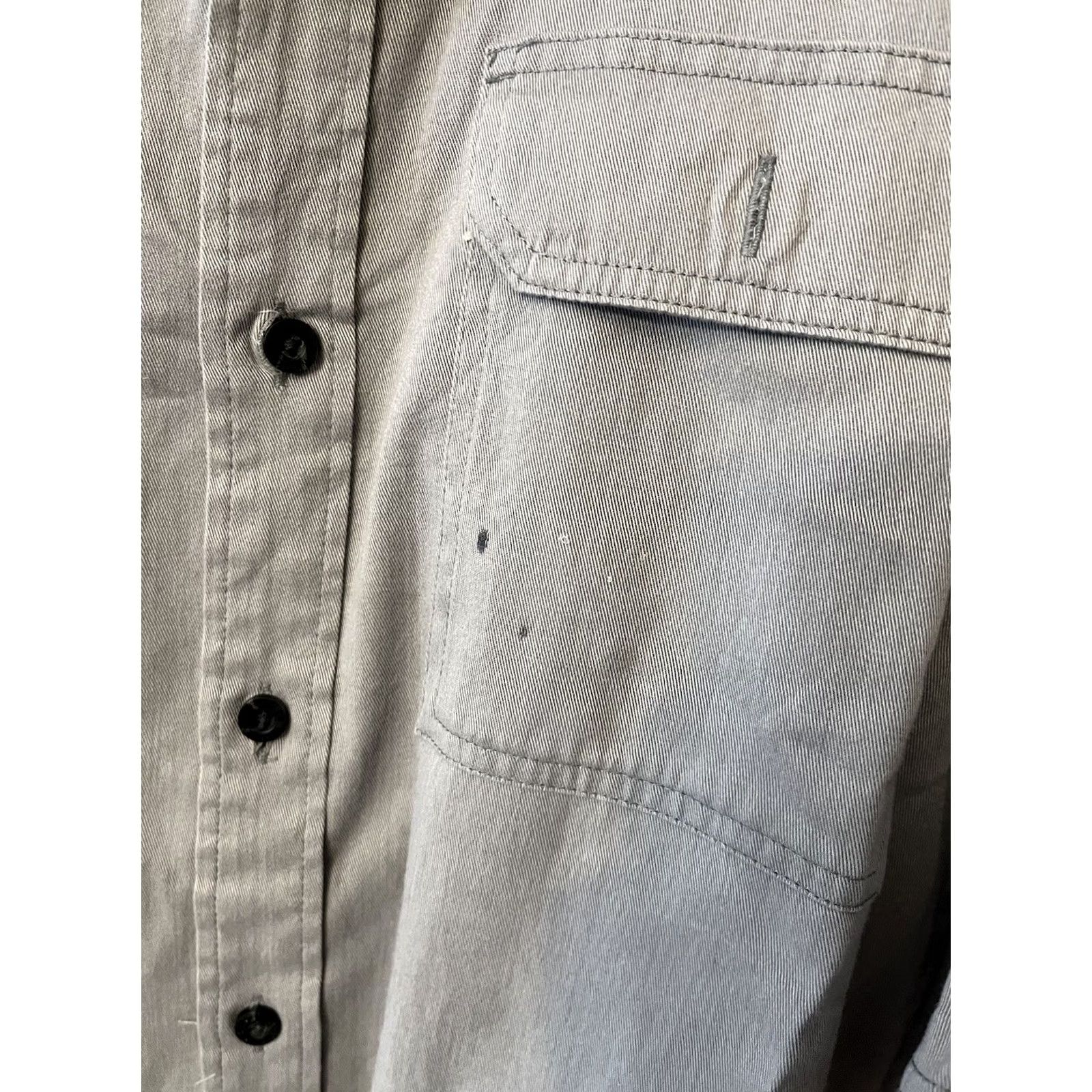 Wrangler Wrangler Shirt Men Size 2XL Short Sleeve Button Down Gray Flawed Ink Size US XXL / EU 58 / 5 - 3 Thumbnail
