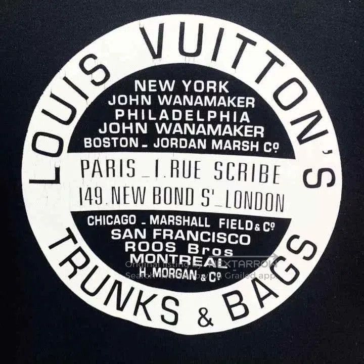 Louis Vuitton Louis Vuitton Black Logo Print Cotton T. Size US M / EU 48-50 / 2 - 5 Thumbnail