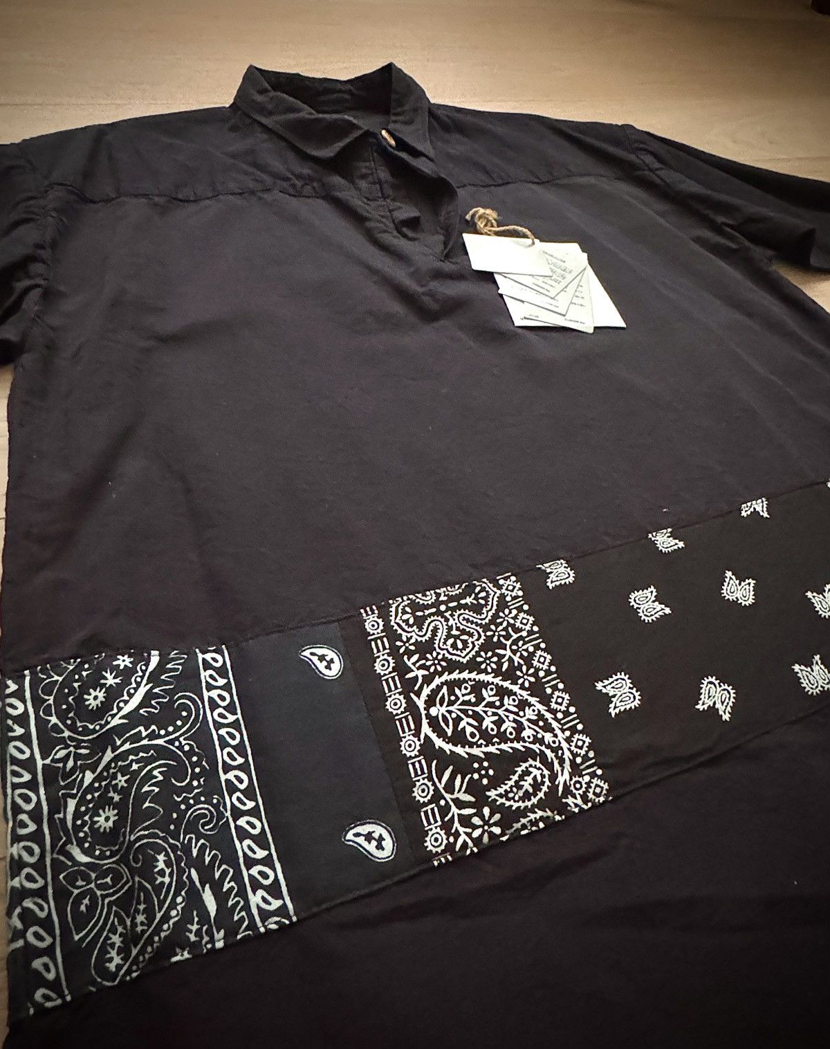 Visvim Visvim ICT Bandana Kerchief Border Tunic Size US M / EU 48-50 / 2 - 3 Thumbnail