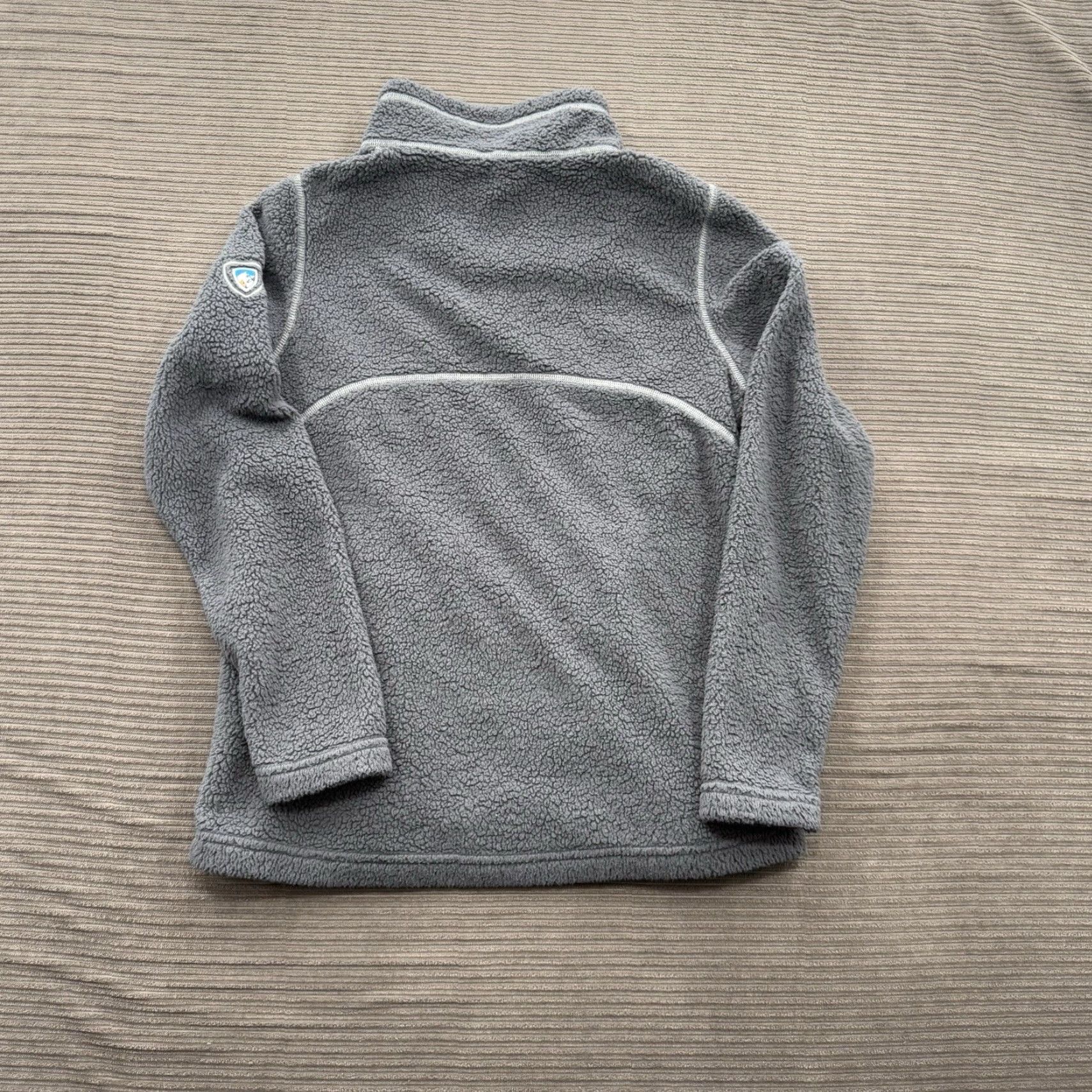 Vintage Kuhl Jacket Women Small Gray 1/4 Zip Fleece Outdoor Polyester Long Sleeve Casual Outdoor Size S / US 4 / IT 40 - 2 Thumbnail