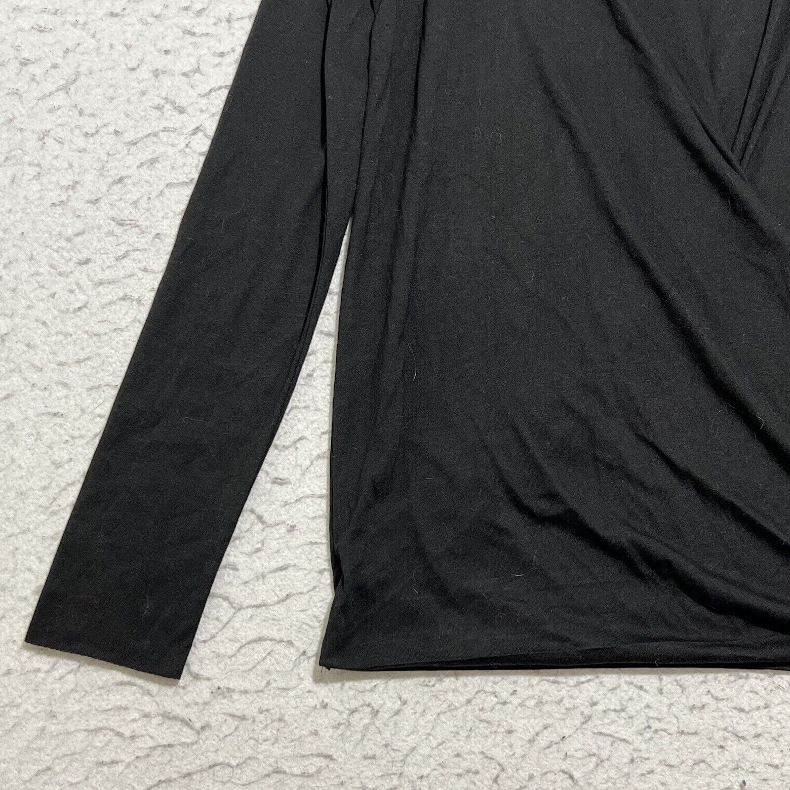 Other Bobi Los Angeles Faux Wrap Long Sleeve Lightweight Blouse Size XS / US 0-2 / IT 36-38 - 6 Thumbnail