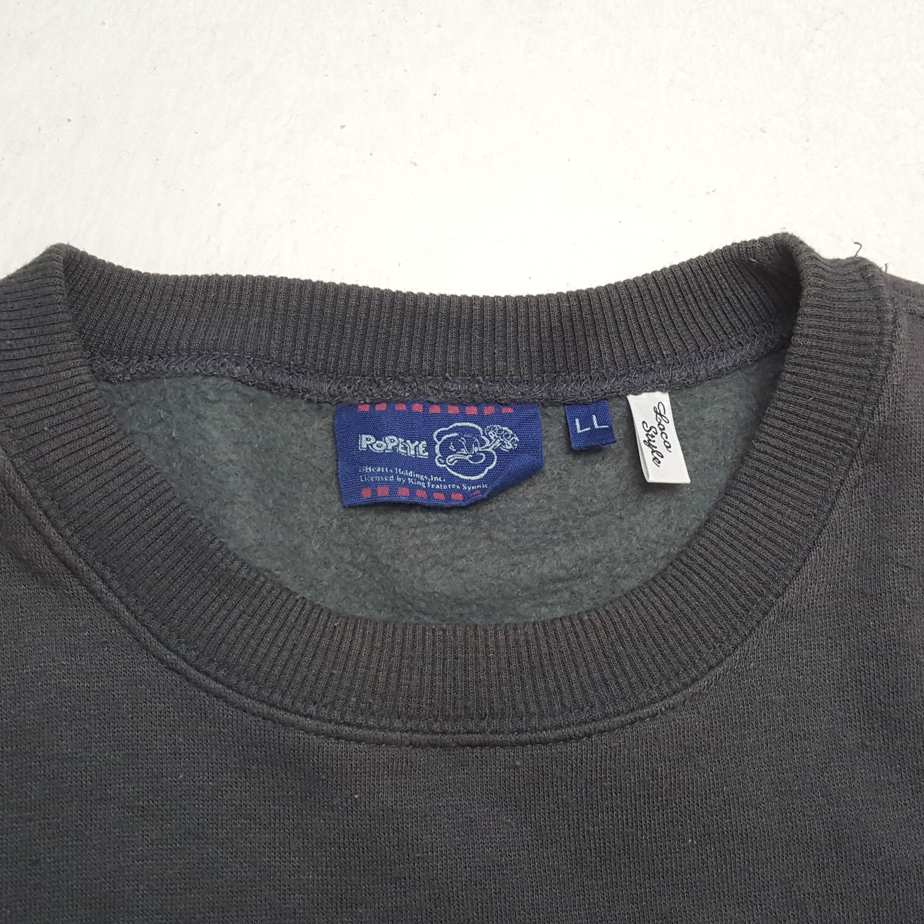 Cartoon Network × Vintage Vintage POPEYE American Cartoon Characters Sweatshirts Size US L / EU 52-54 / 3 - 11 Thumbnail