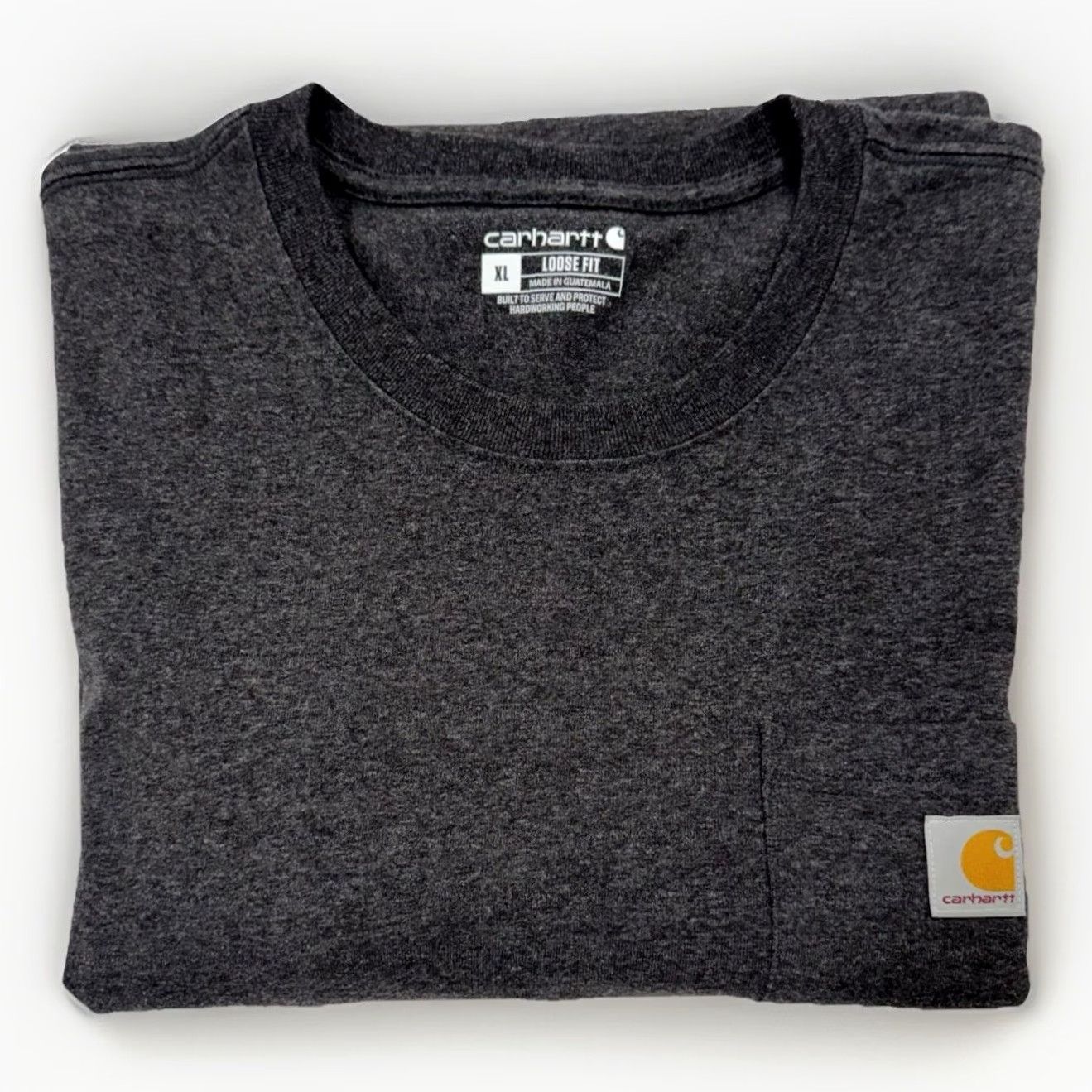 Carhartt Carhartt T-Shirt Long Sleeve Men XL Gray Crew Neck Pocket Tagless Relaxed Workwear Tee Size US XL / EU 56 / 4 - 2 Thumbnail