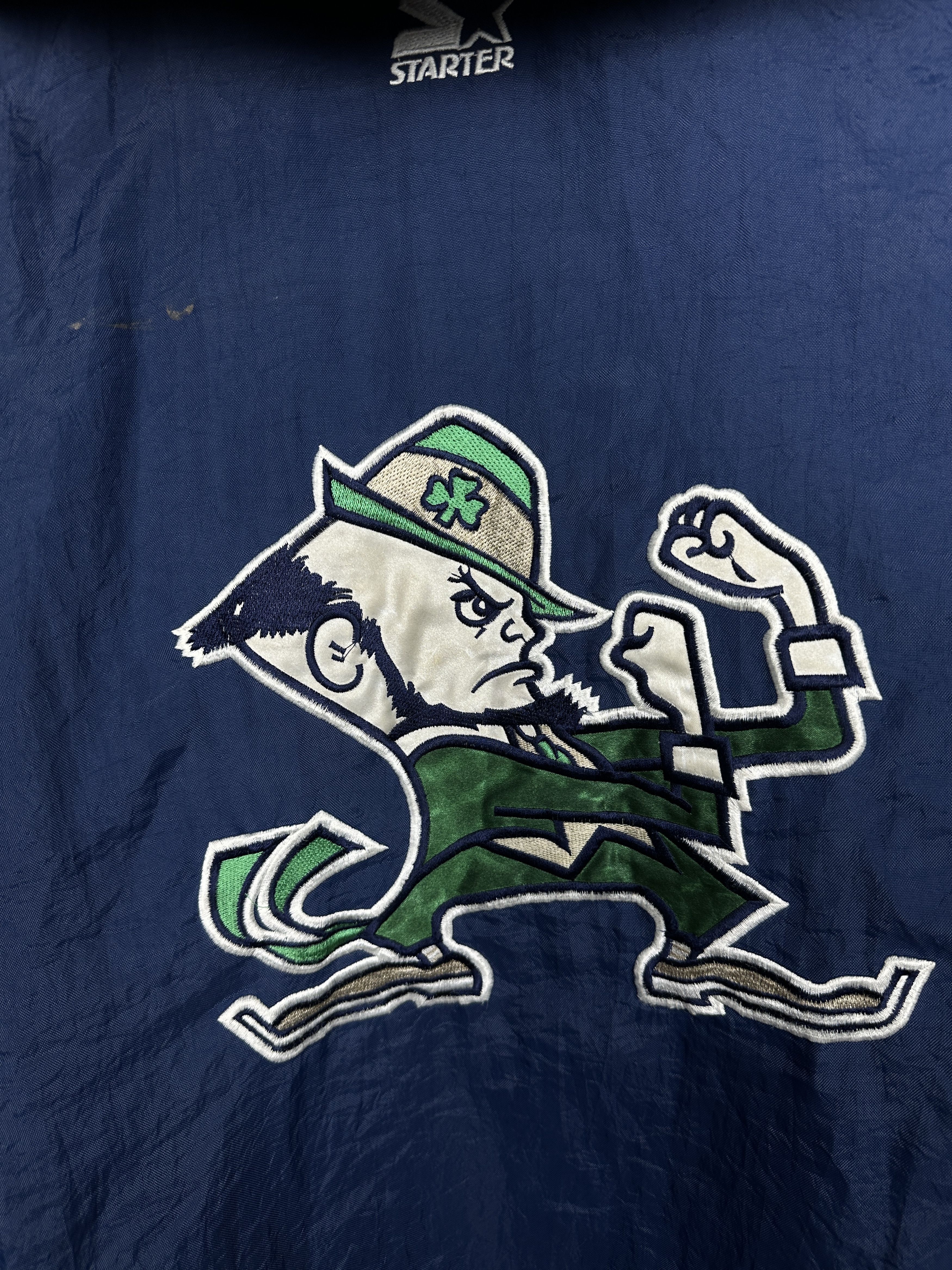 Starter Starter 90s Vintage Notre Dame Fighting Irish Mens Jacket Size US L / EU 52-54 / 3 - 9 Thumbnail