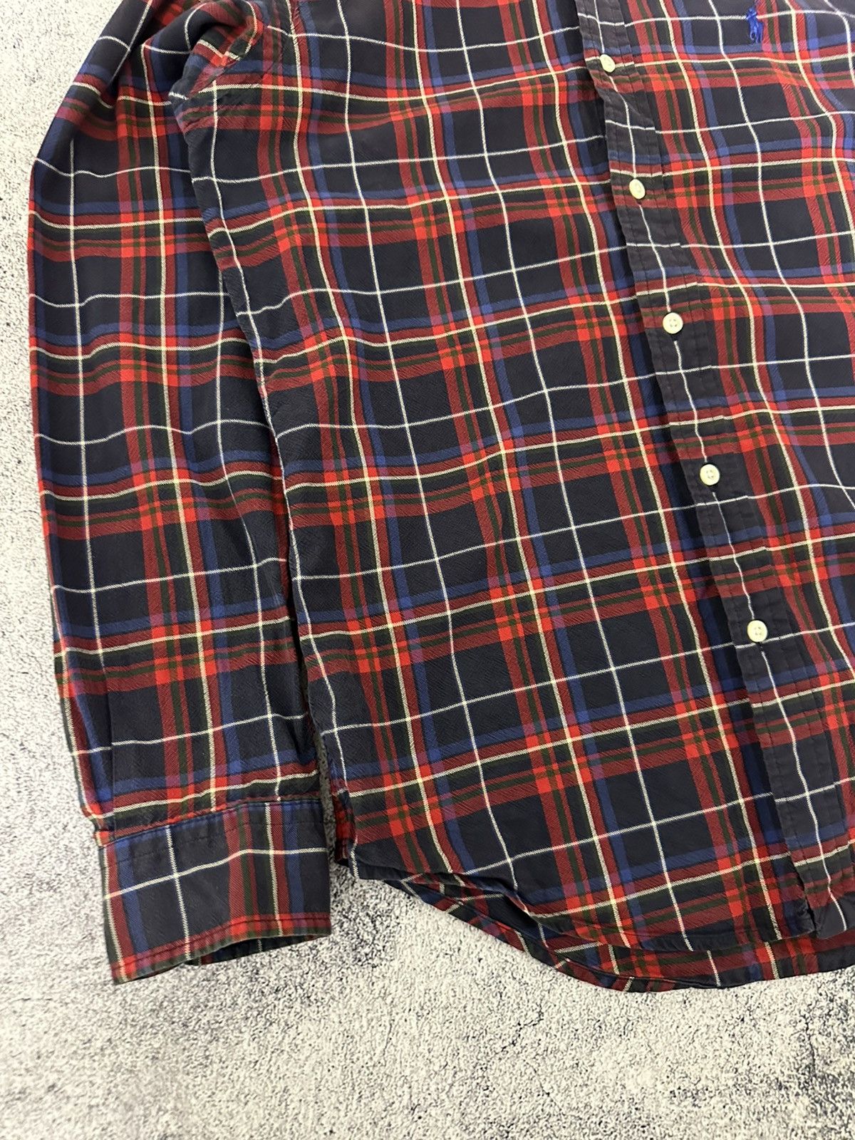Polo Ralph Lauren Polo Ralph Lauren Tartar Button Shirt Red Purple Logo Size US S / EU 44-46 / 1 - 7 Thumbnail